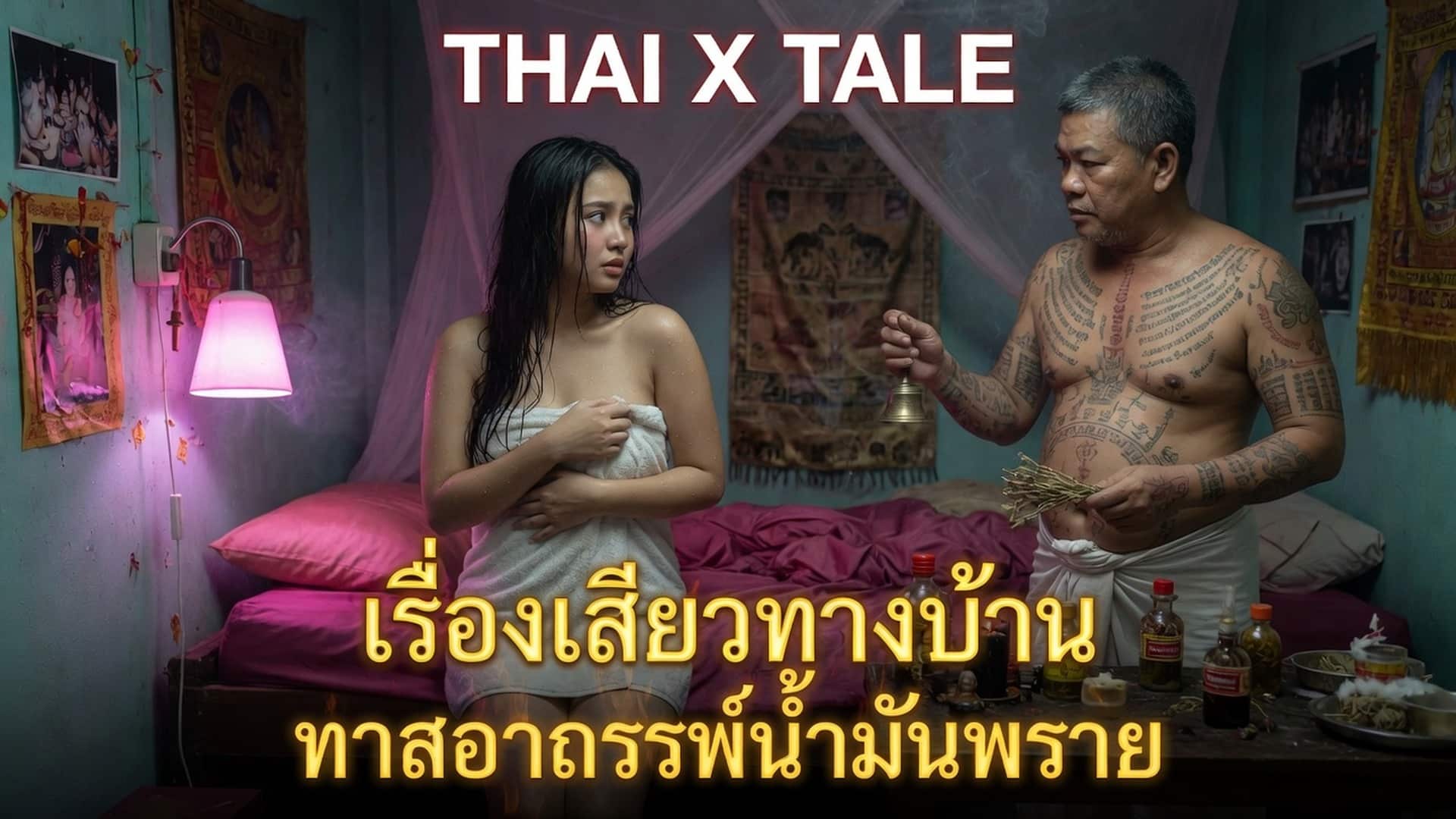 เรื่องเสียว เรื่องเสียวทางบ้าน ทาสอาถรรพ์น้ำมันพราย | ThaiXTale