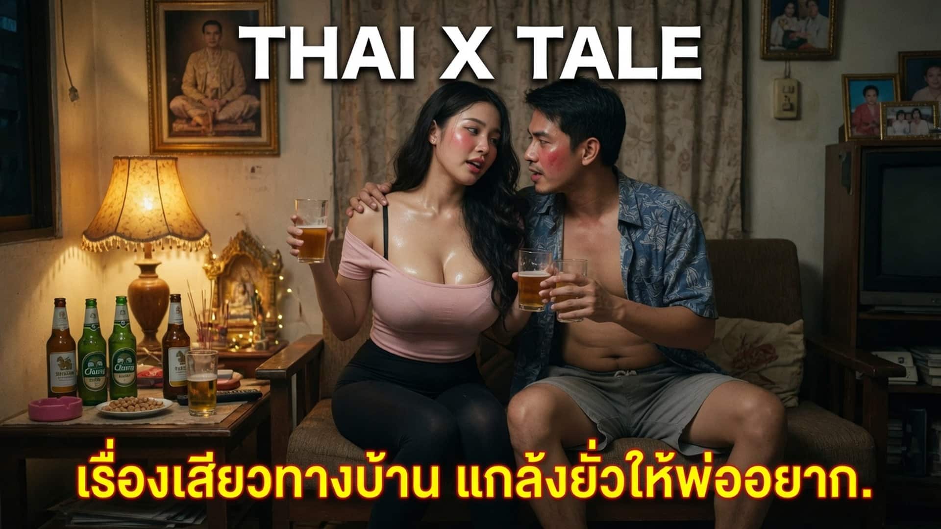 เรื่องเสียว เรื่องเสียวทางบ้าน แกล้งยั่วให้พ่ออยาก | ThaiXTale