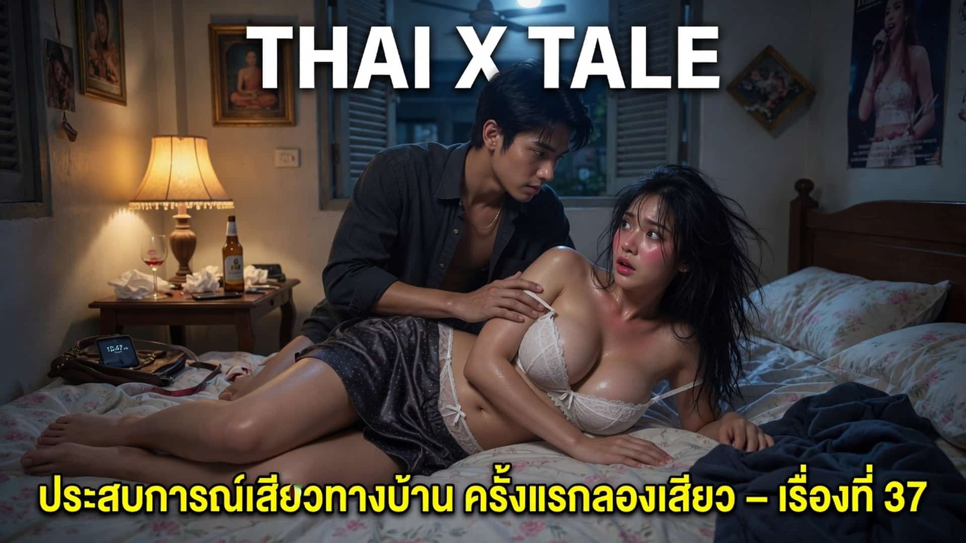 เรื่องเสียว ประสบการณ์เสียวทางบ้าน ครั้งแรกลองเสียว – เรื่องที่ 37 | ThaiXTale
