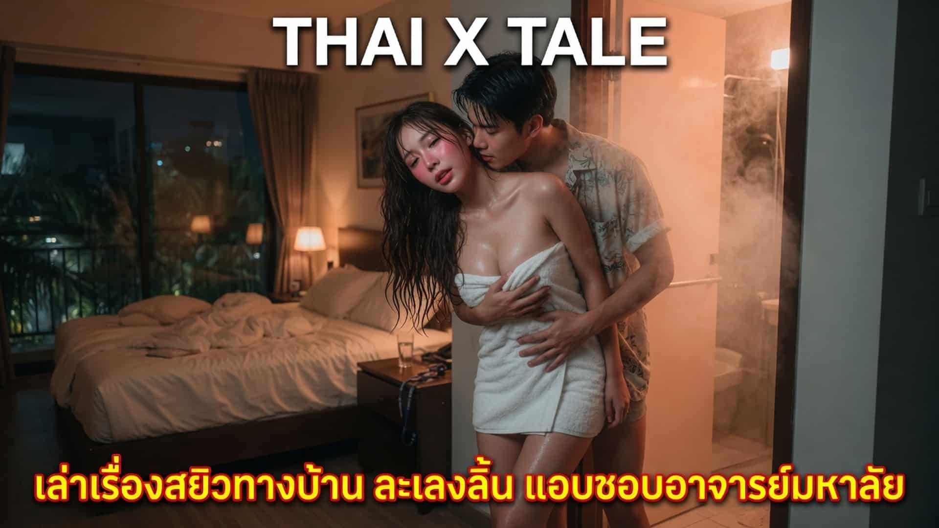เรื่องเสียว เล่าเรื่องสยิวทางบ้าน ละเลงลิ้น แอบชอบอาจารย์มหาลัย | ThaiXTale