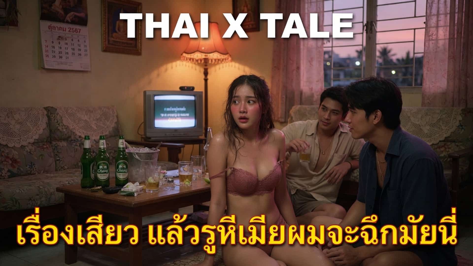 เรื่องเสียว เรื่องเสียว แล้วรูหีเมียผมจะฉีกมัยนี่ | ThaiXTale