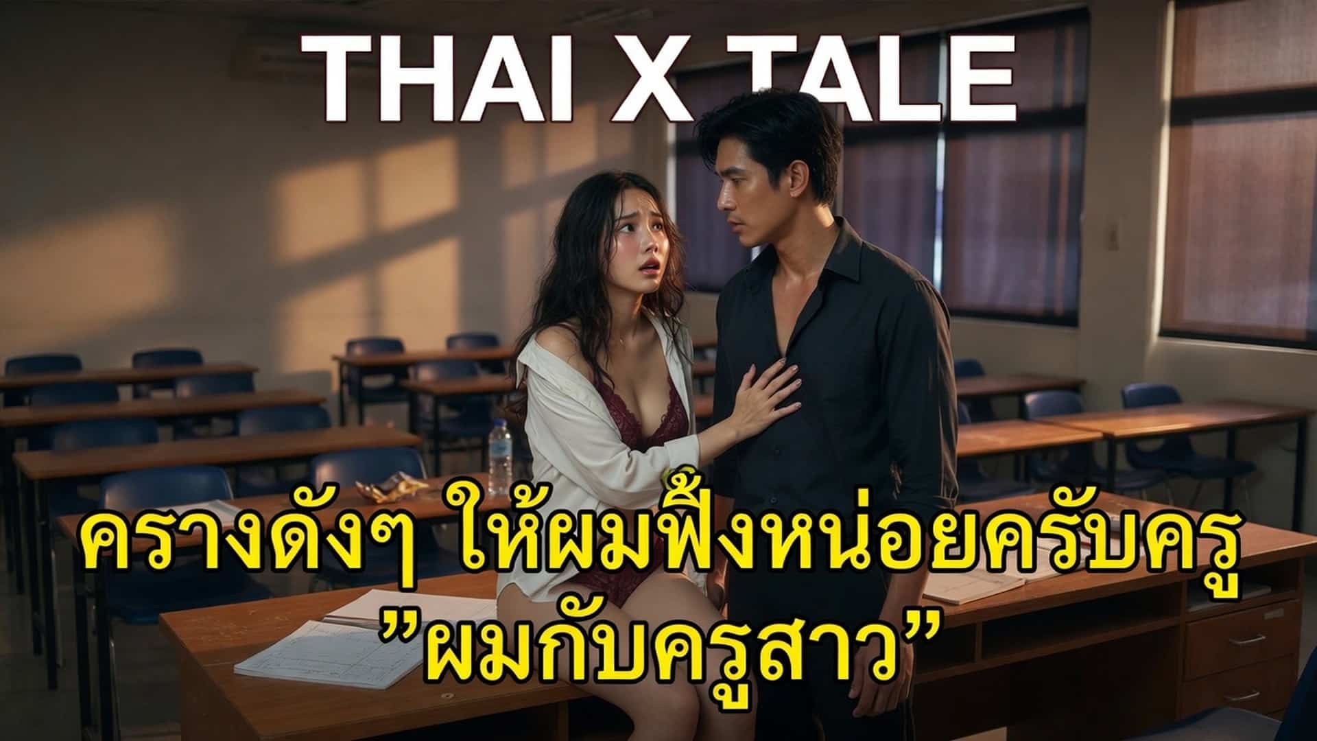 เรื่องเสียว ครางดังๆ ให้ผมฟังหน่อยครับครู ”ผมกับครูสาว” | ThaiXTale