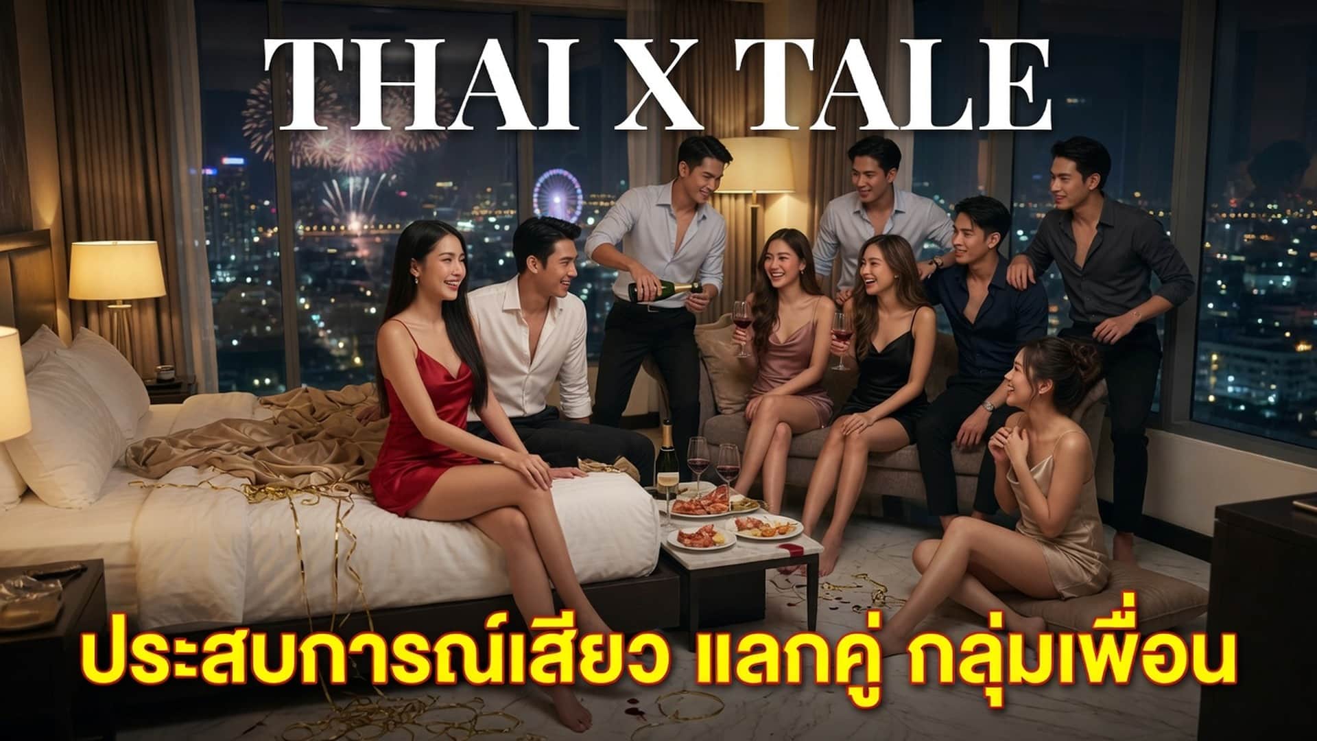 เรื่องเสียว ประสบการณ์เสียว แลกคู่ กลุ่มเพื่อน | ThaiXTale