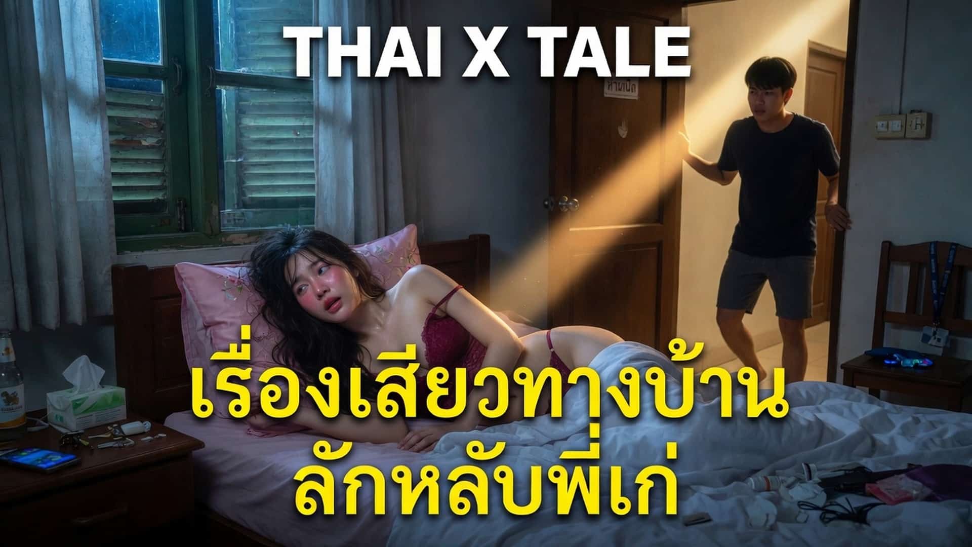 เรื่องเสียว เรื่องเสียวทางบ้าน ลักหลับพี่เก๋ | ThaiXTale