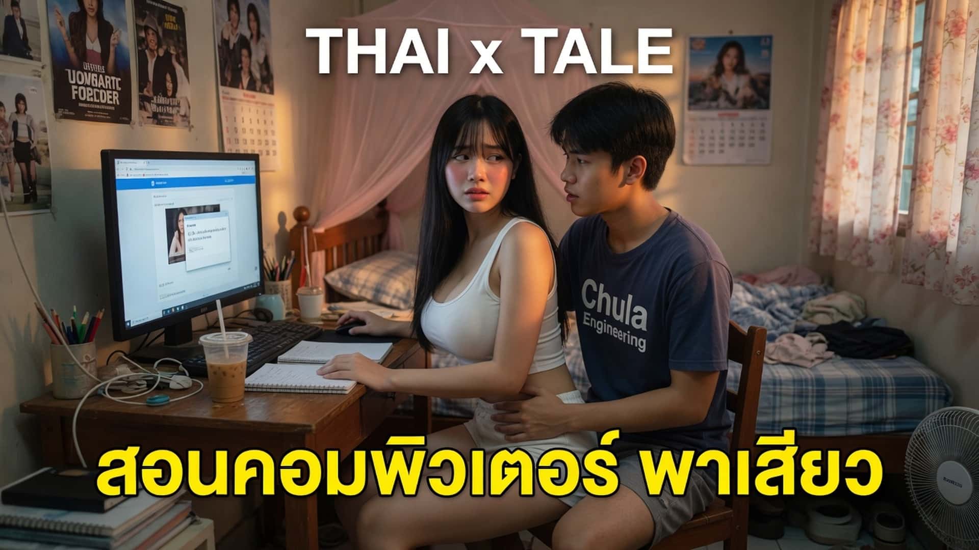 เรื่องเสียว สอนคอมพิวเตอร์ พาเสียว | ThaiXTale