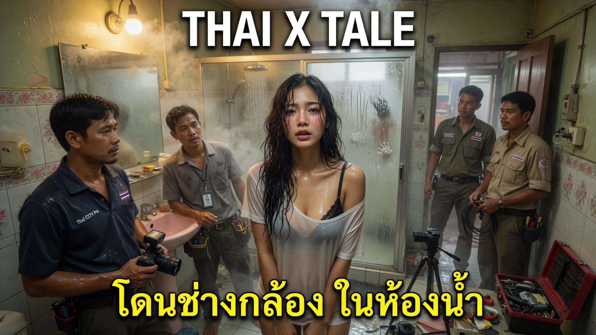 เรื่องเสียว โดนช่างกล้องรุมเย็ด ในห้องน้ำ | ThaiXTale
