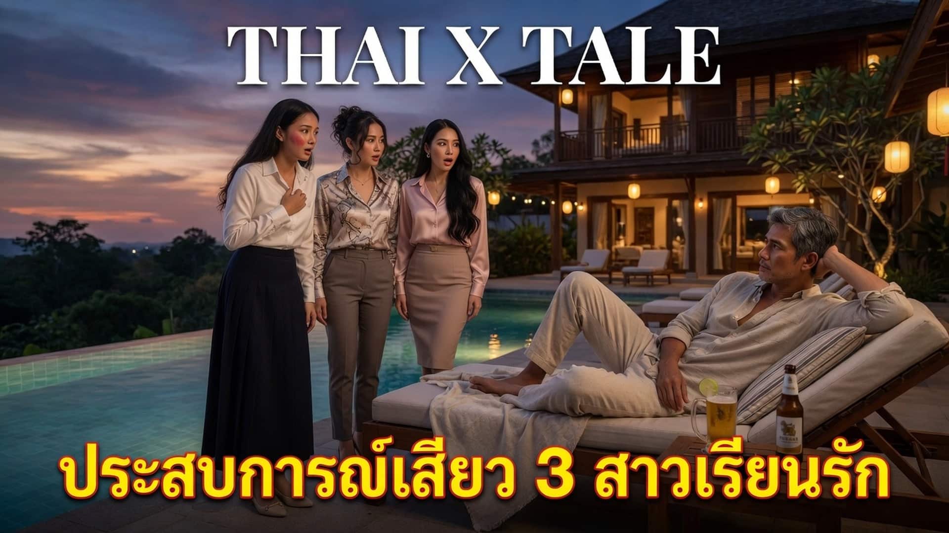 เรื่องเสียว ประสบการณ์เสียว 3 สาวเรียนรัก | ThaiXTale