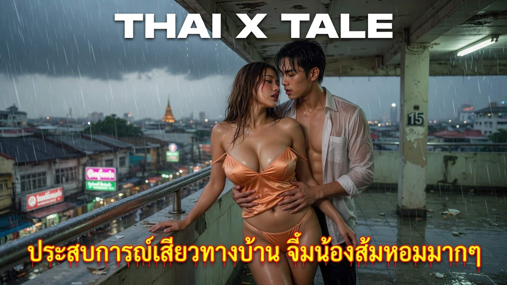 เรื่องเสียว ประสบการณ์เสียวทางบ้าน จิ๋มน้องส้มหอมมากๆ | ThaiXTale
