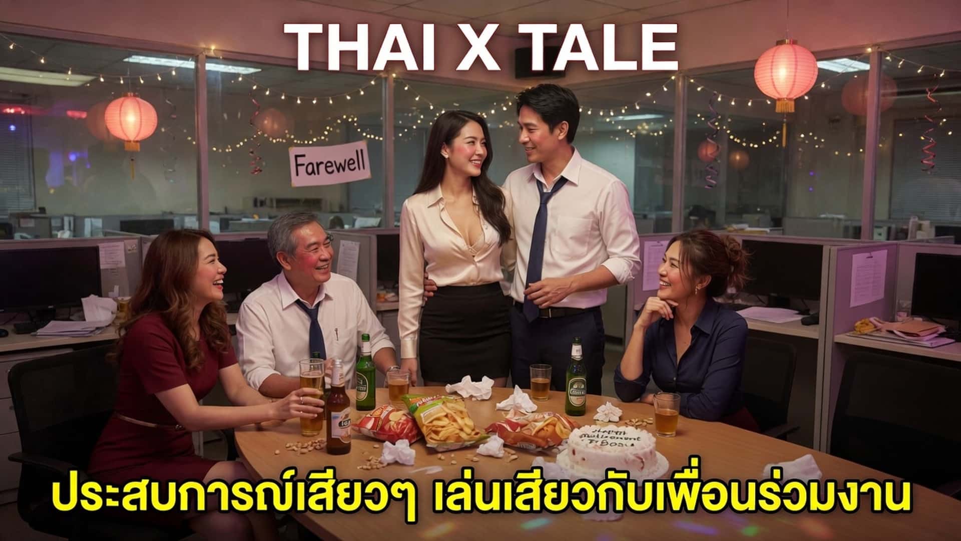 เรื่องเสียว ประสบการณ์เสียวๆ เล่นเสียวกับเพือนร่วมงาน | ThaiXTale