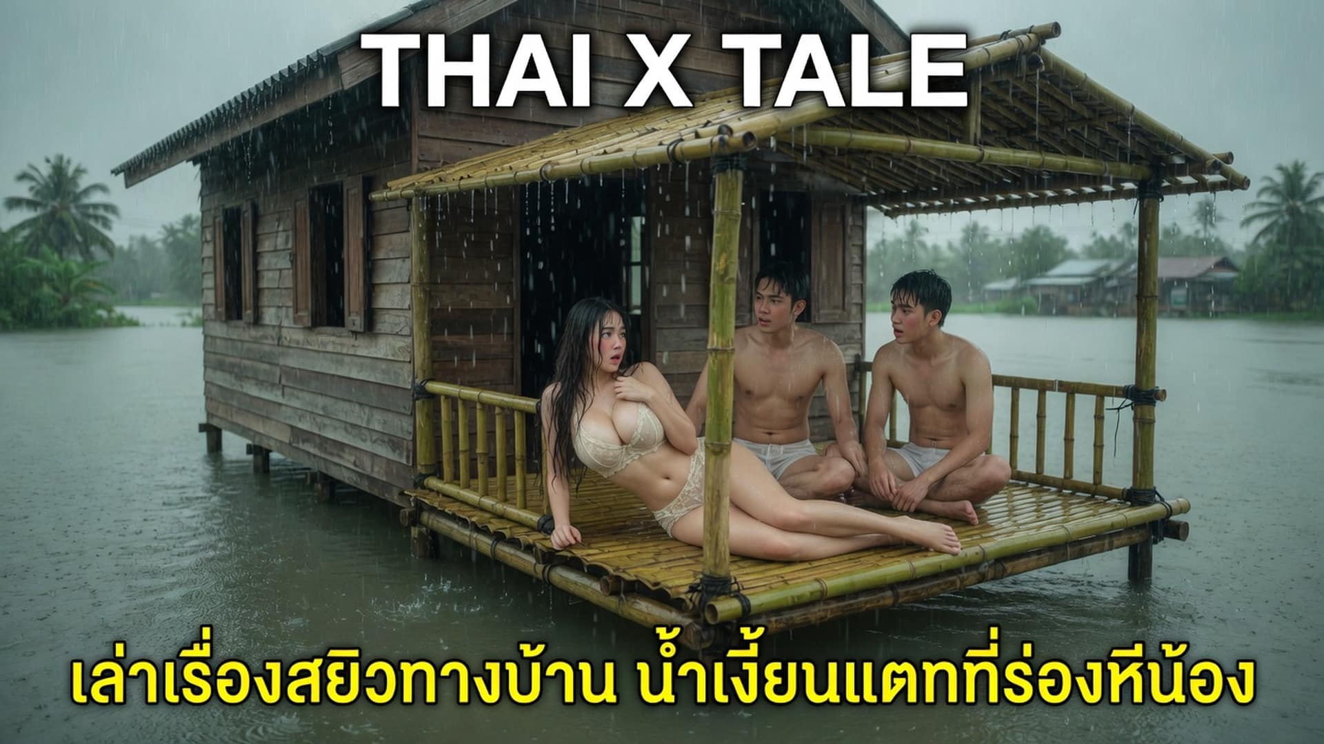 เรื่องเสียว เล่าเรื่องสยิวทางบ้าน น้ำเงี้ยนแตกที่ร่องหีน้อง | ThaiXTale