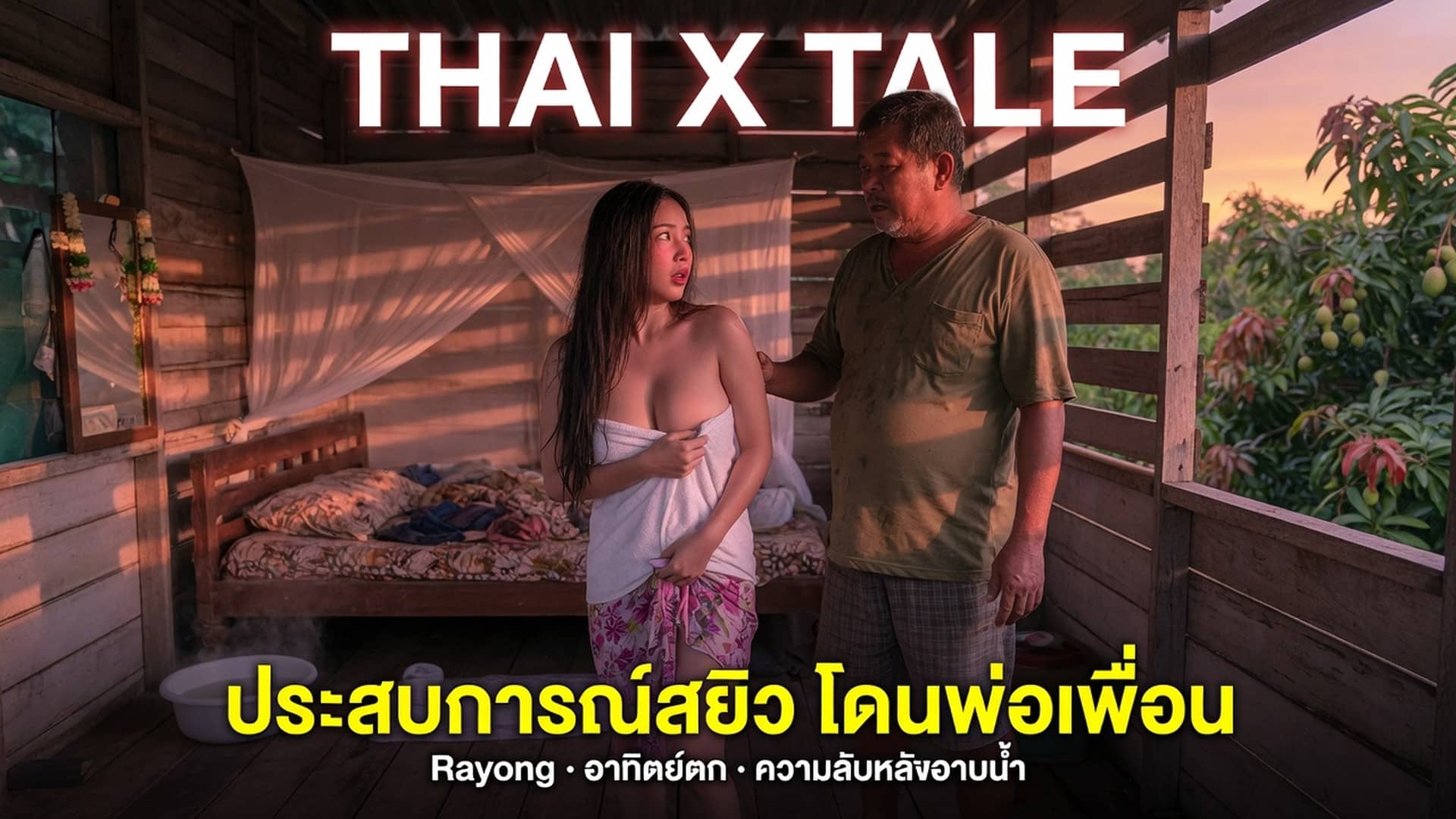 เรื่องเสียว ประสบการณ์สยิว โดนพ่อเพื่อนข่มขืน | ThaiXTale