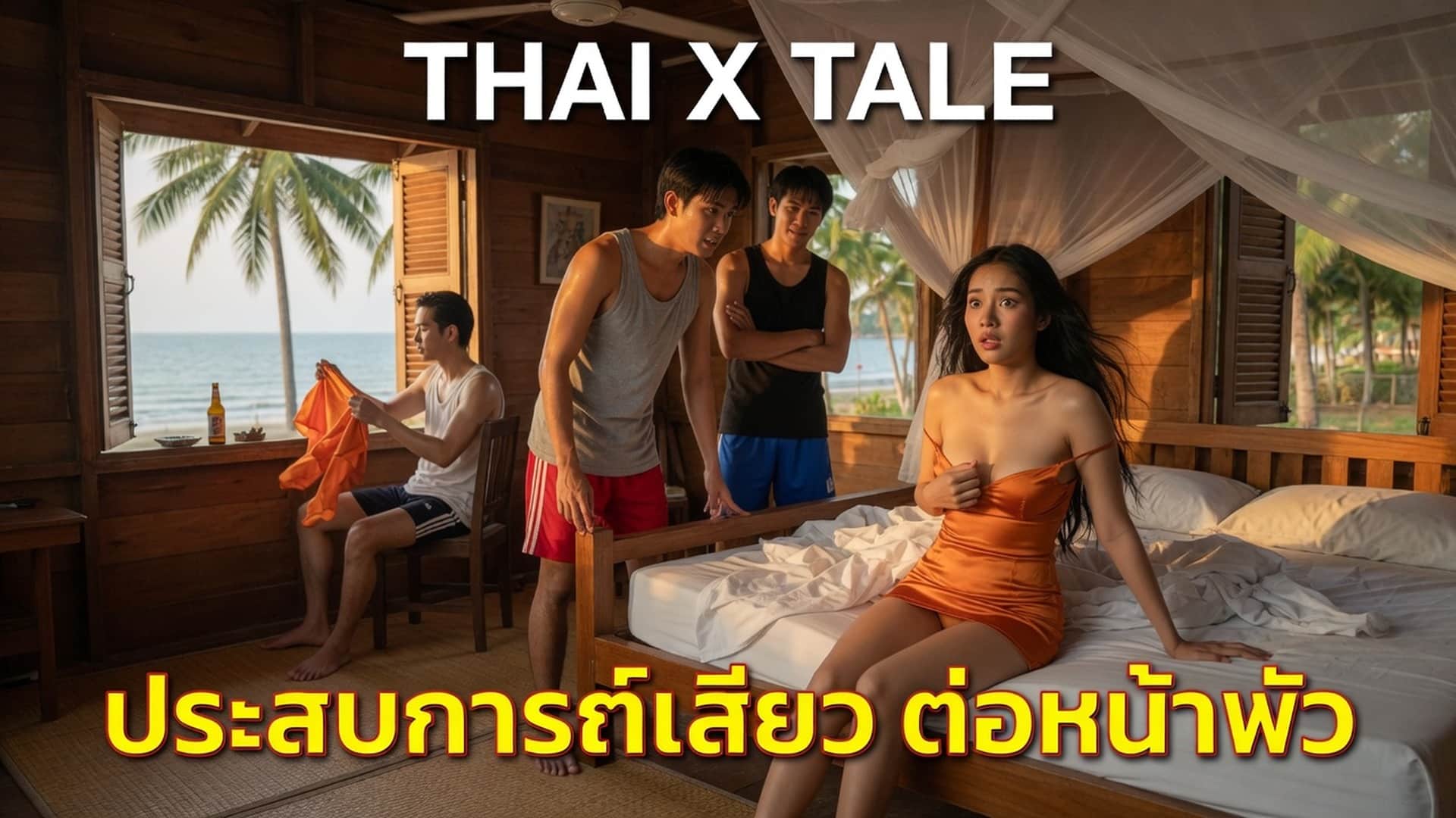 เรื่องเสียว ประสบการณ์เสียว เย็ดต่อหน้าผัว | ThaiXTale