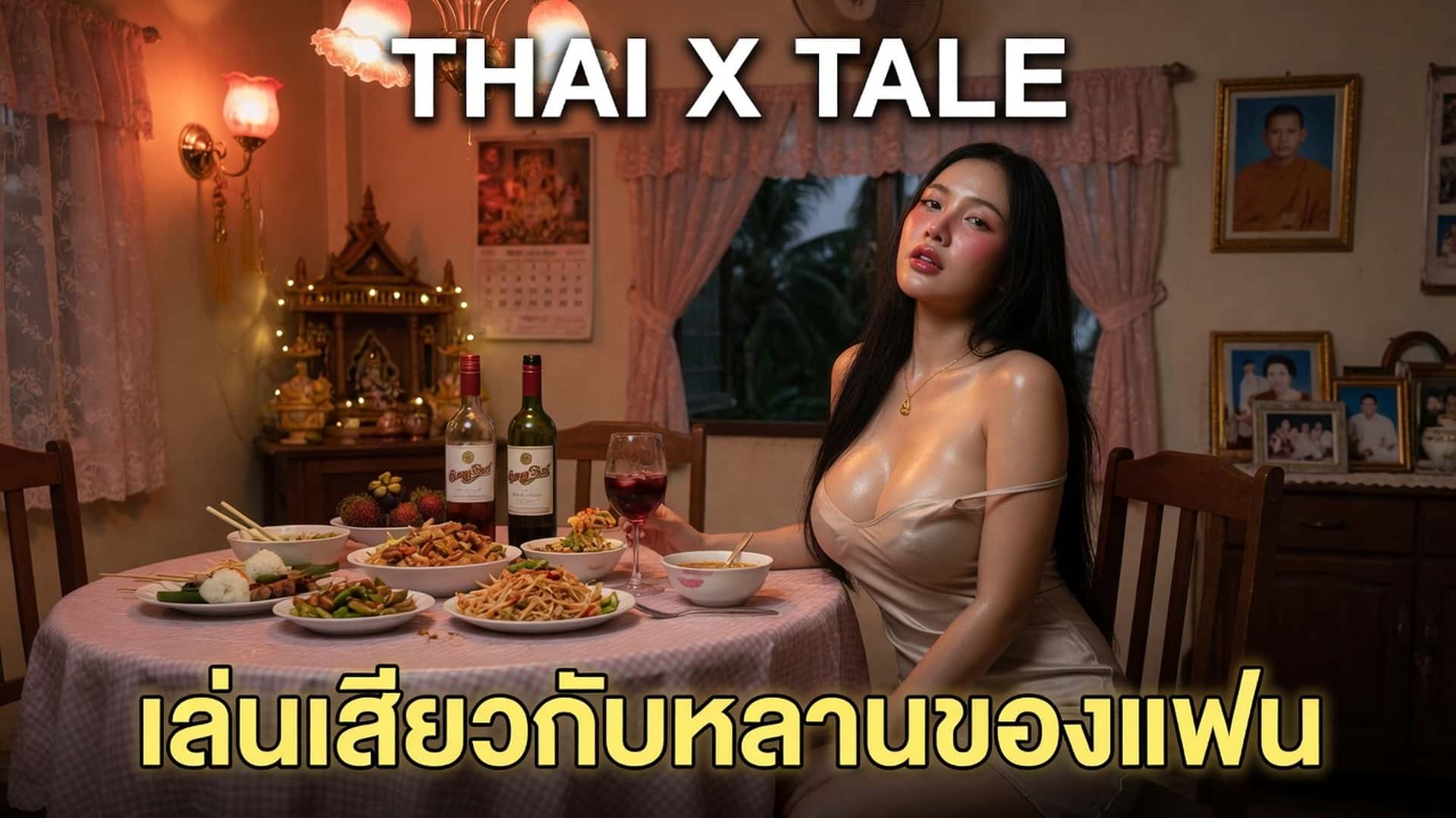 เรื่องเสียว อยากโดนควยใหม่ๆ เลยเล่นเสียวกับหลานของแฟน | ThaiXTale