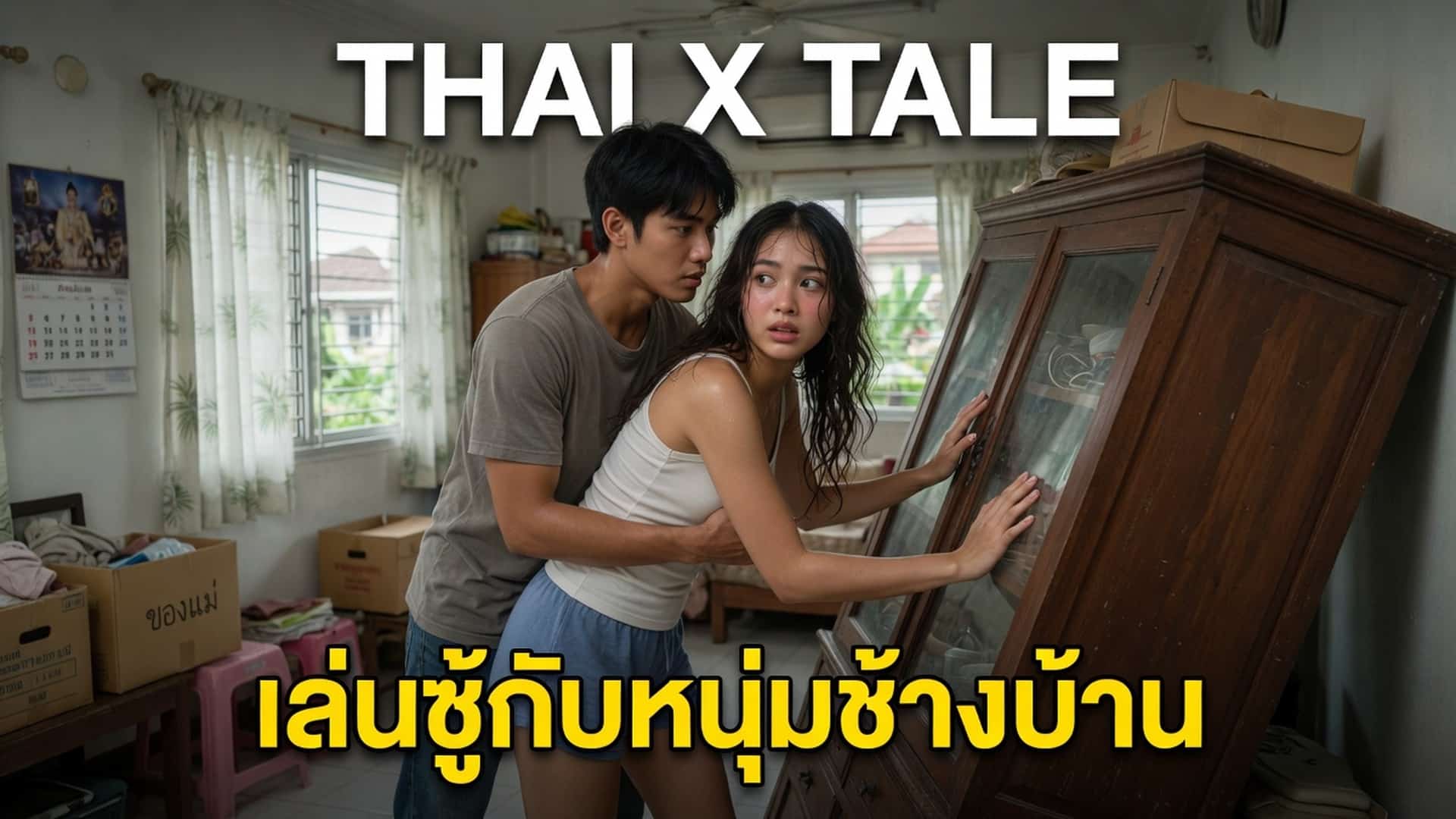 เรื่องเสียว เล่นชู้กับเด็กหนุ่มข้างบ้าน | ThaiXTale
