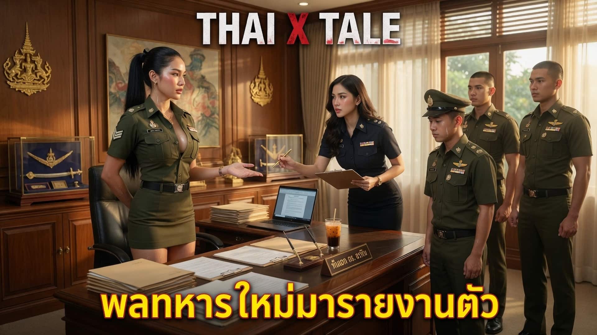 เรื่องเสียว พลทหารใหม่มารายงานตัว | ThaiXTale