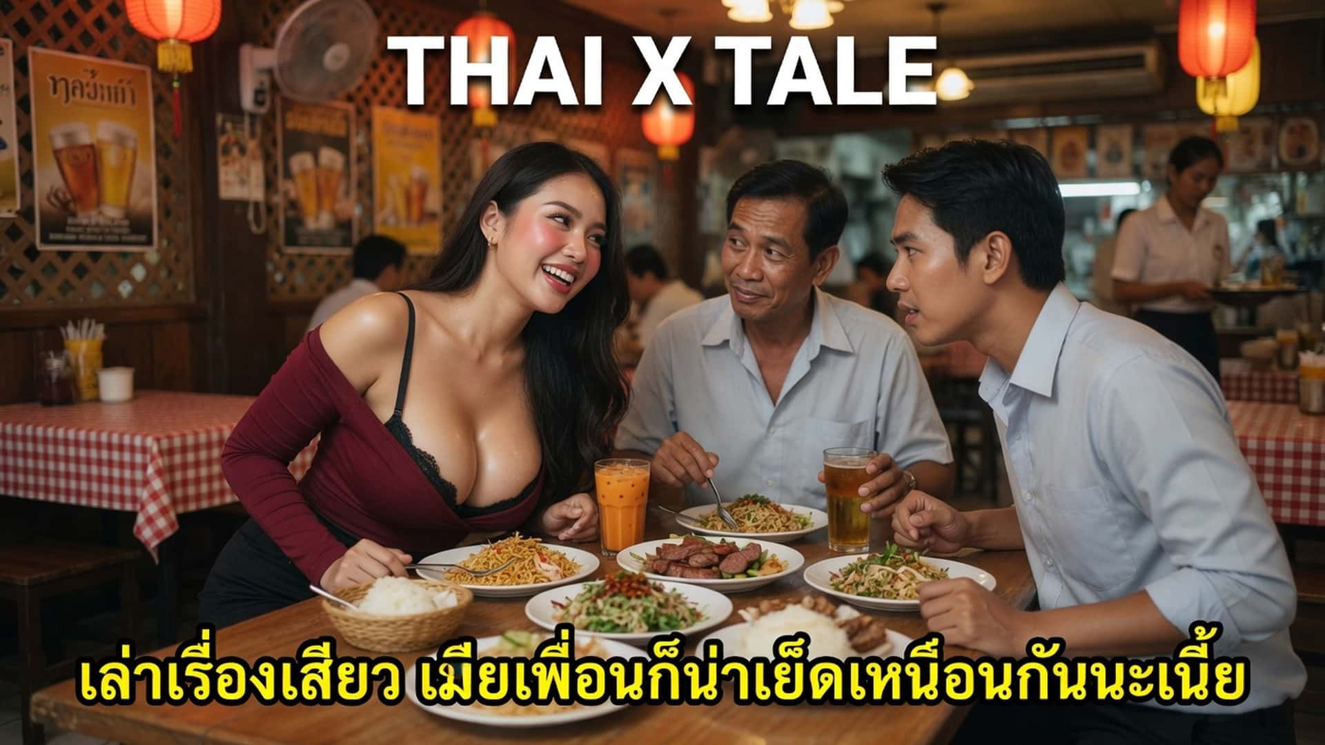 เรื่องเสียว เล่าเรื่องเสียว เมียเพื่อนก็น่าเย็ดเหมือนกันนะเนี้ย | ThaiXTale