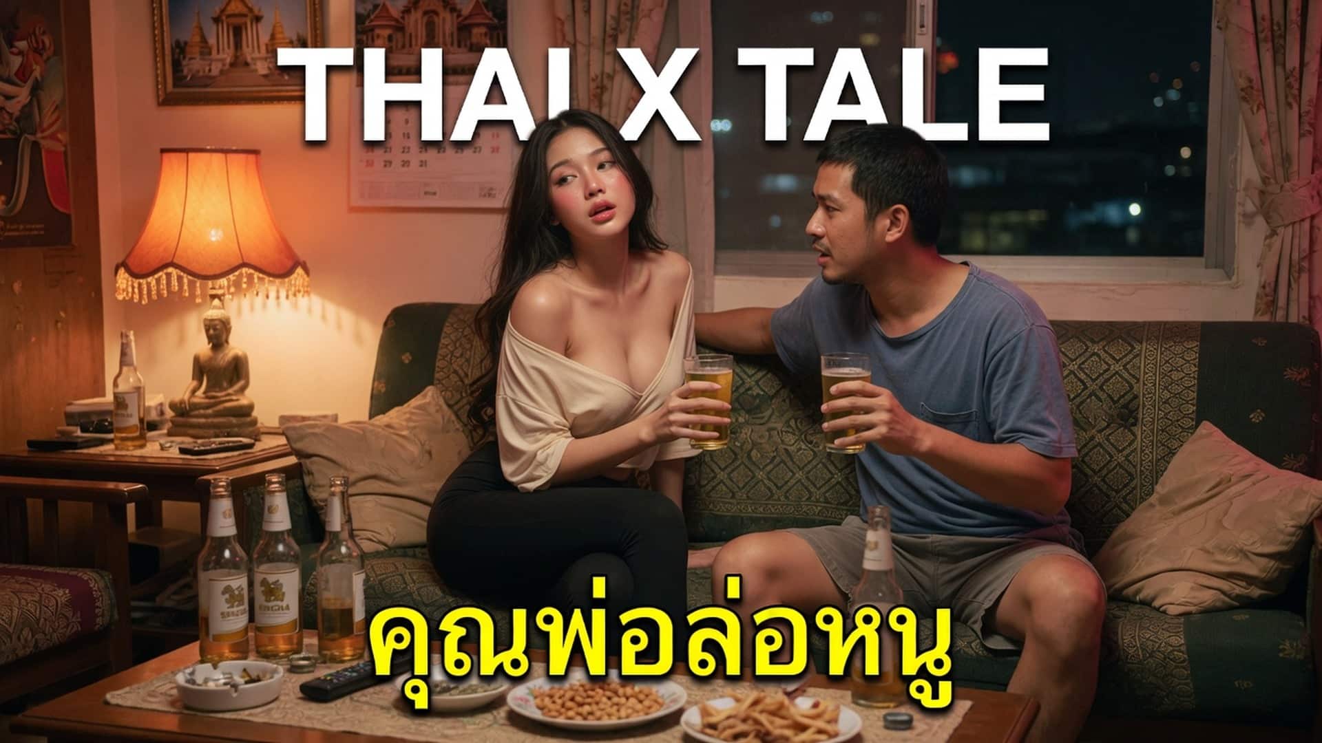 เรื่องเสียว คุณพ่อล่อหนูไปเย็ดซะแล้ว | ThaiXTale