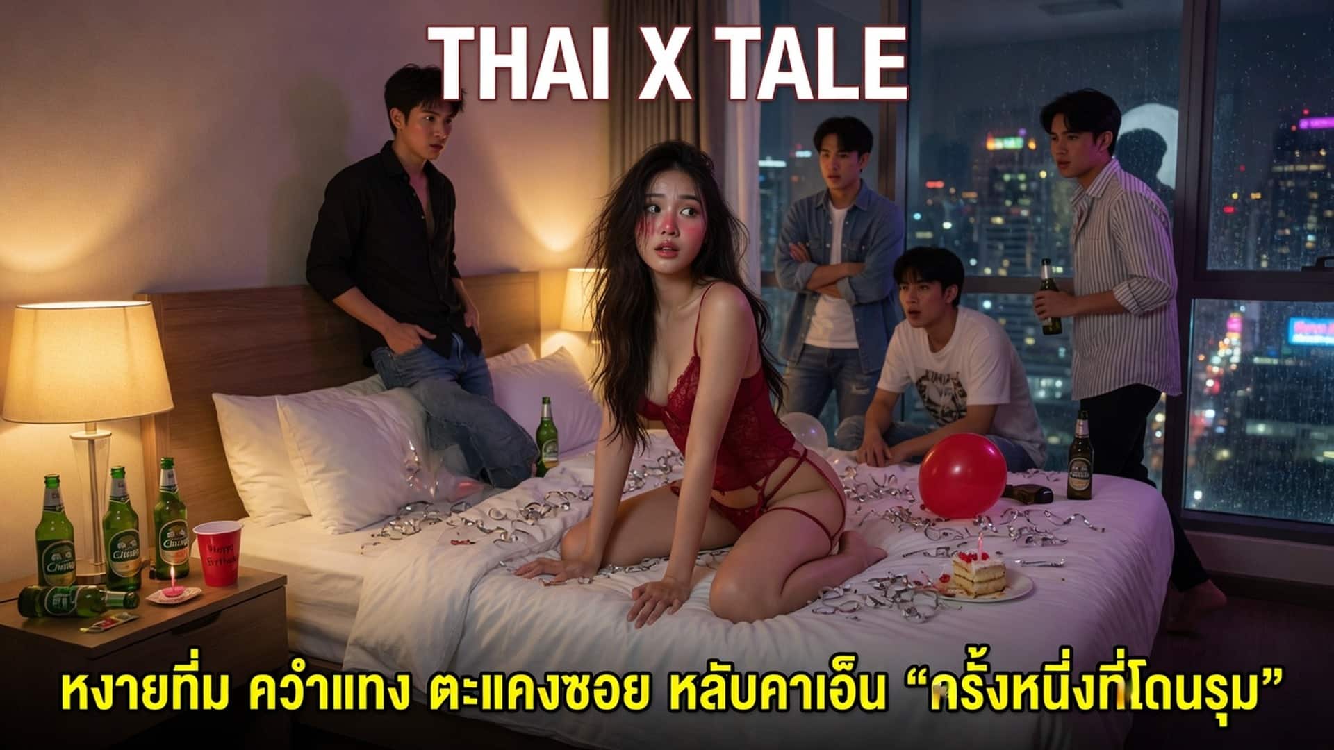 เรื่องเสียว หงายทิ่ม คว่ำแทง ตะแคงซอย หลับคาเอ็น ”ครั้งหนึ่งที่โดนรุม” | ThaiXTale