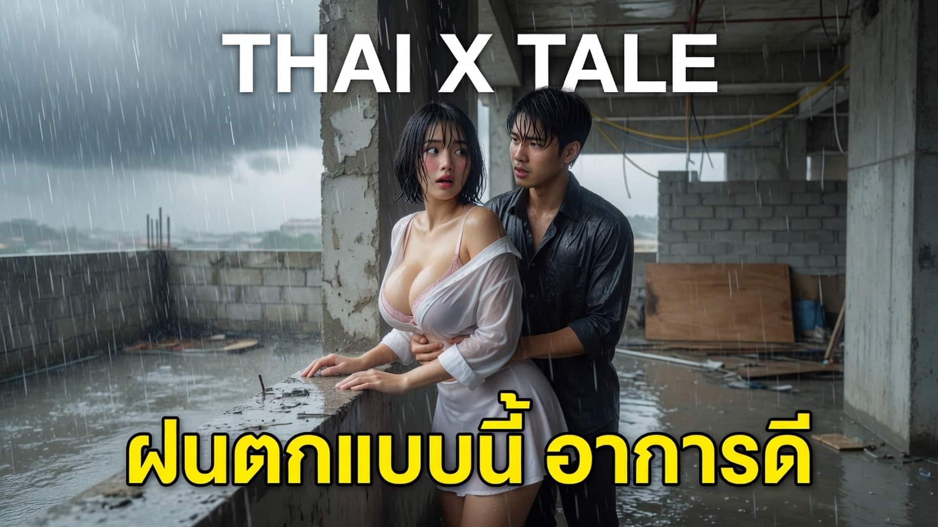 เรื่องเสียว ฝนตกแบบนี้ อาการดีเรามาเย็ดกันเถอะ | ThaiXTale
