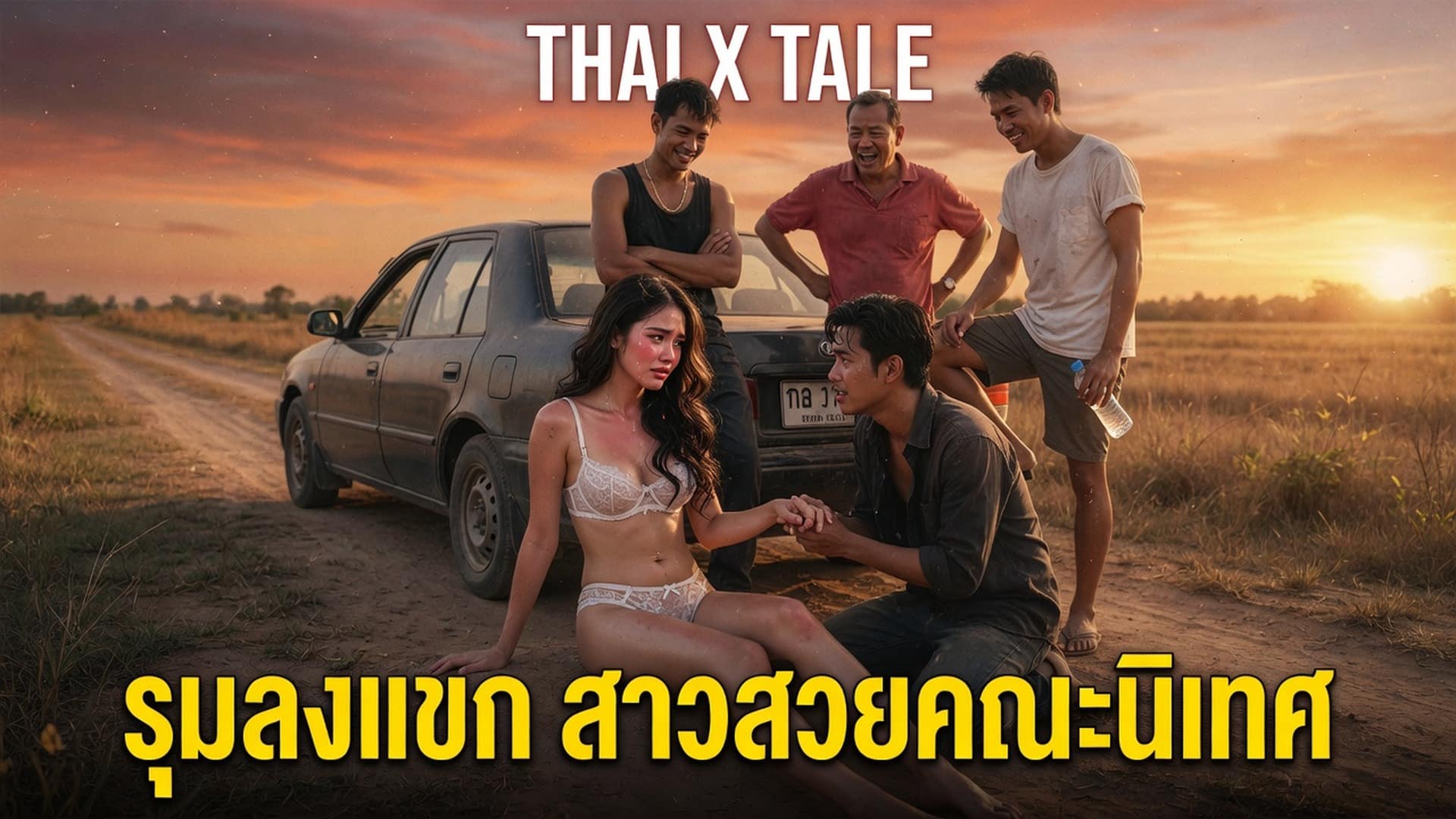 เรื่องเสียว รุมลงแขก สาวสวยคณะนิเทศ | ThaiXTale