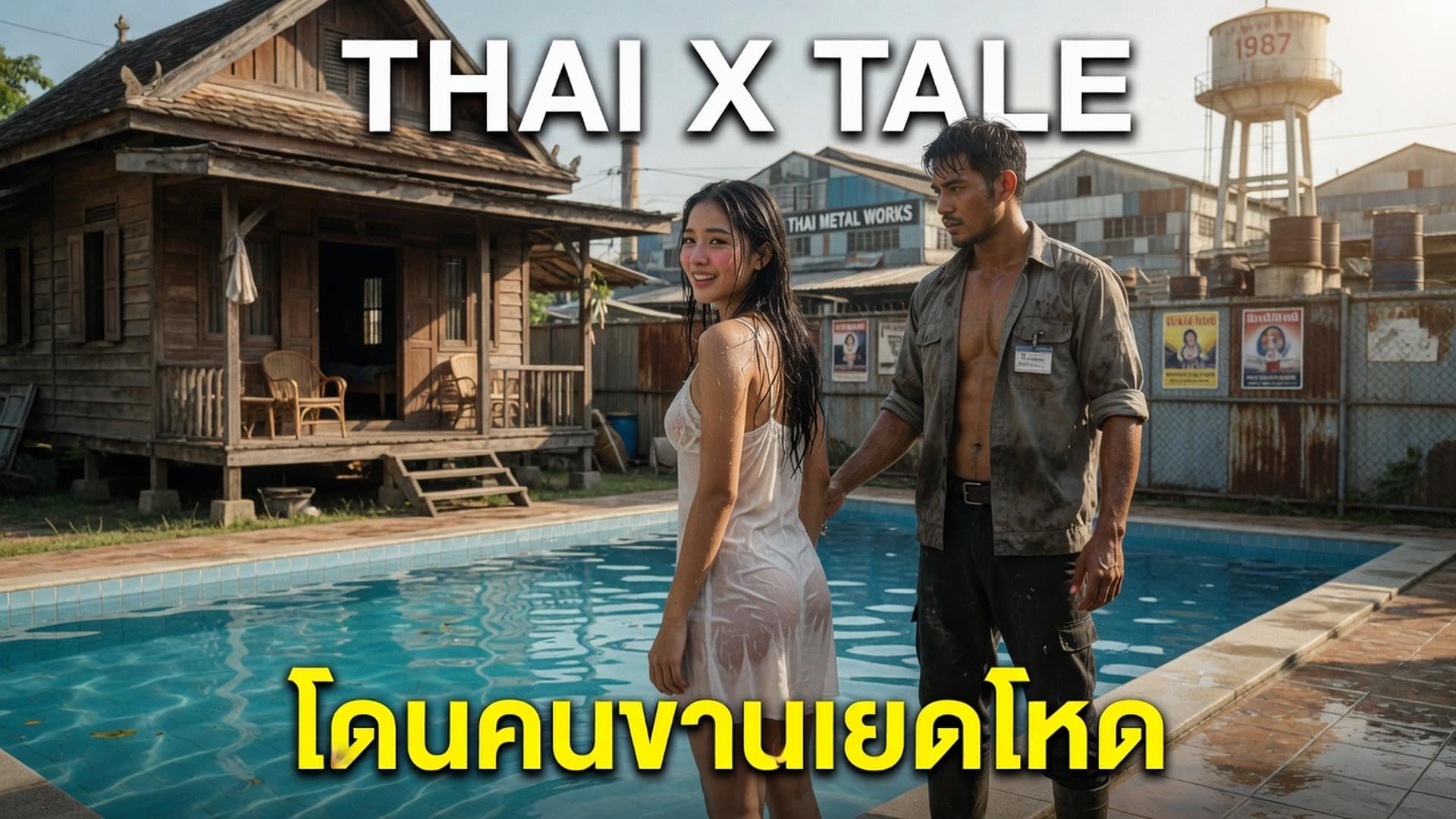 เรื่องเสียว โดนคนงานเย็ดโหด | ThaiXTale