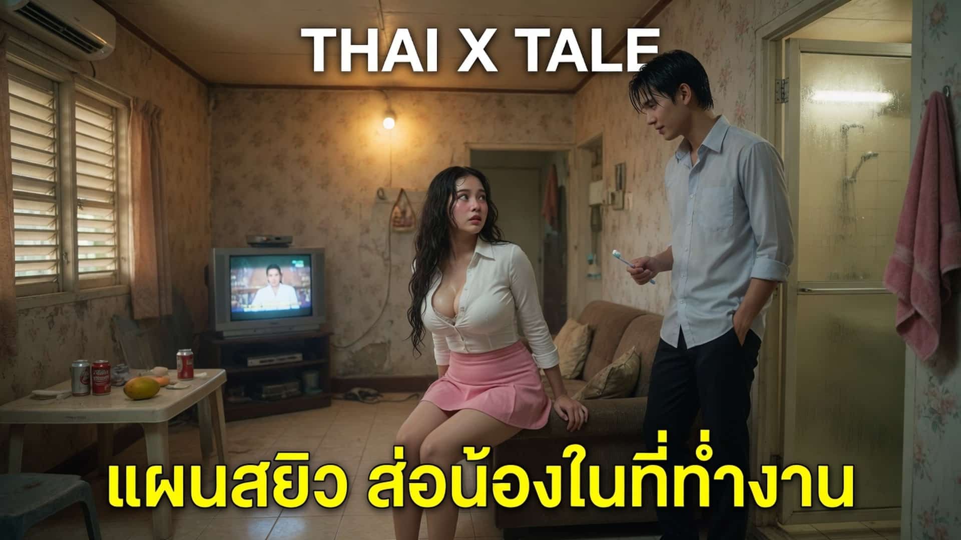 เรื่องเสียว แผนสยิว ล่อน้องในที่ทำงาน | ThaiXTale