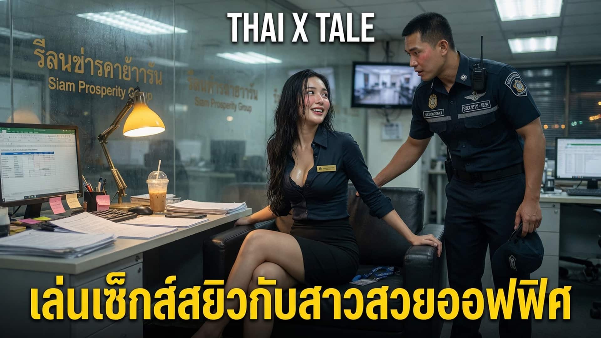 เรื่องเสียว เล่นเซ็กส์สยิวกับสาวสวยอ้อฟฟิศ | ThaiXTale