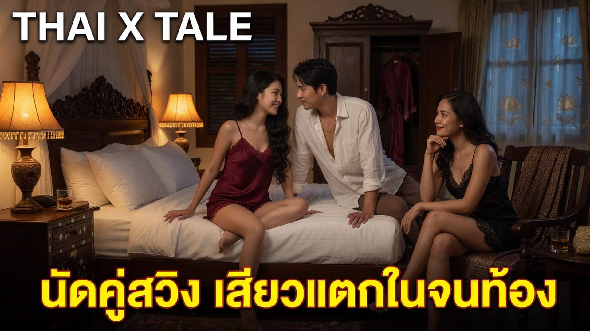 เรื่องเสียว นัดคู่สวิง เสียวแตกในจนท้อง | ThaiXTale