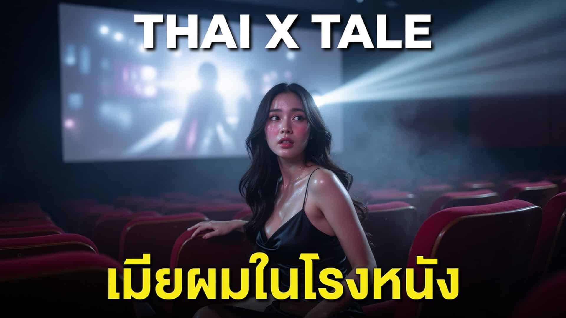 เรื่องเสียว พนักงานรุมเย็ดกับเมียผมในโรงหนัง | ThaiXTale