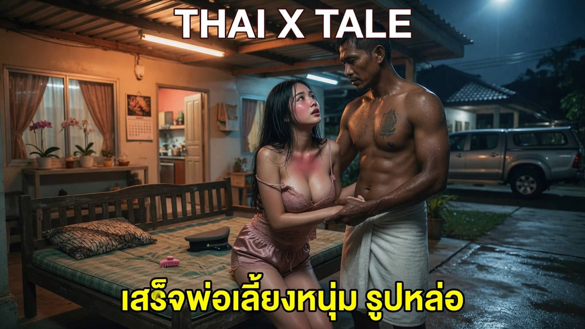 เรื่องเสียว เสร็จพ่อเลี้ยงหนุ่ม รูปหล่อแถมควยยาวใหญ่ เย็ดเก่ง เย็ดทน ”โอ๊ย..เจ็บ..พ่อ..แก้ม..เจ็บ..อู๊ยยยย..” | ThaiXTale