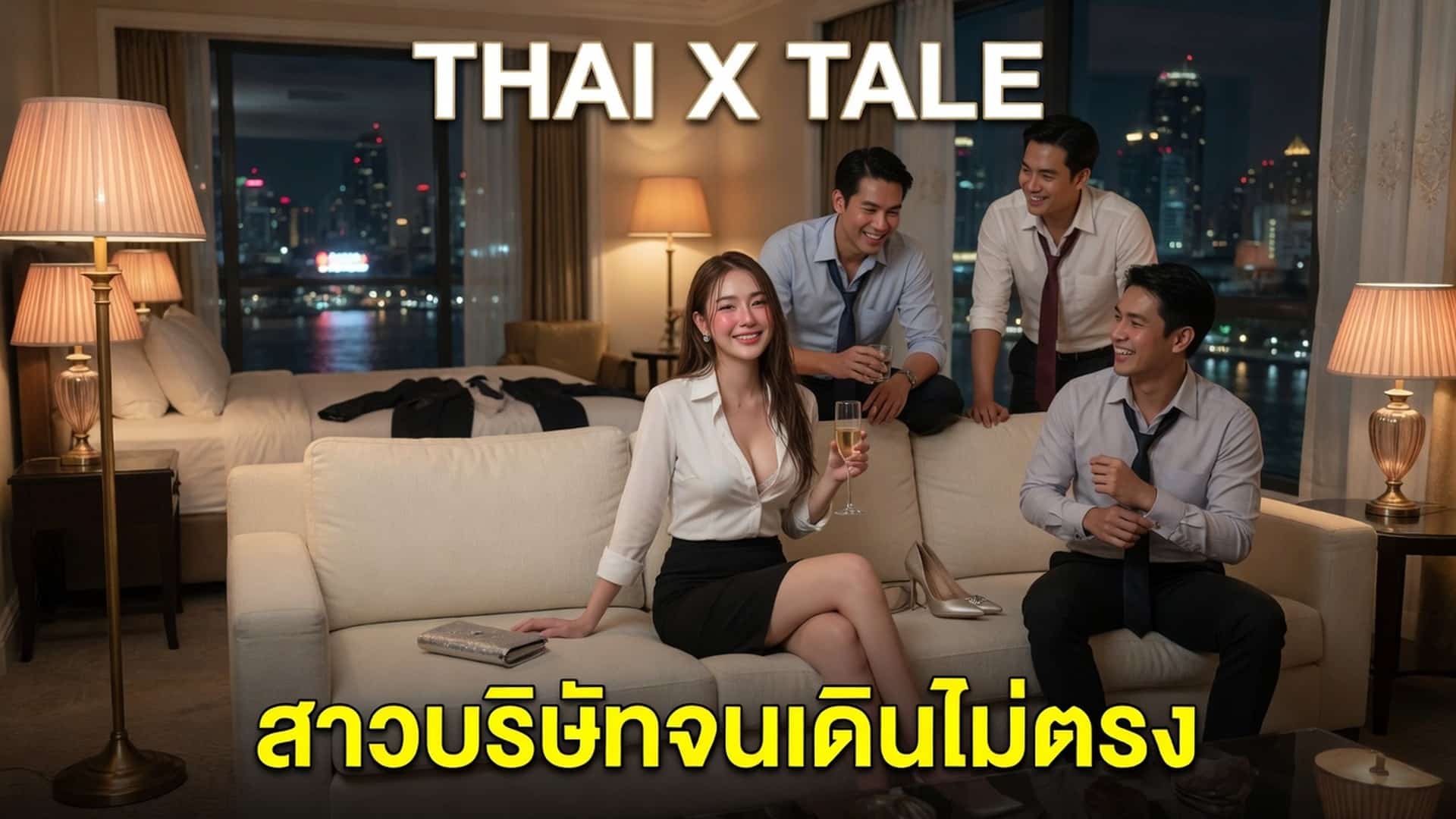 เรื่องเสียว รุมเย็ดสาวบริษัทจนเดินไม่ตรง | ThaiXTale
