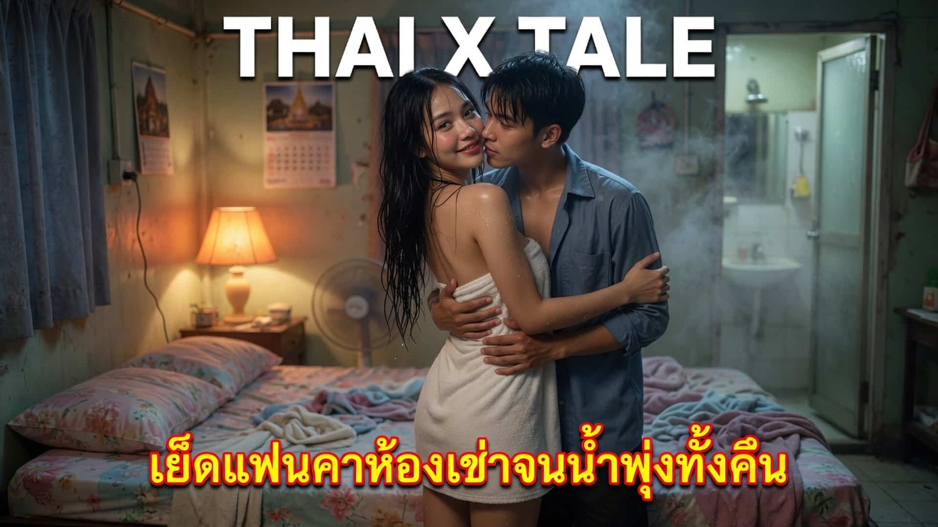 เรื่องเสียว เย็ดแฟนคาห้องเช่าจนน้ำพุ่งทั้งคืน | ThaiXTale