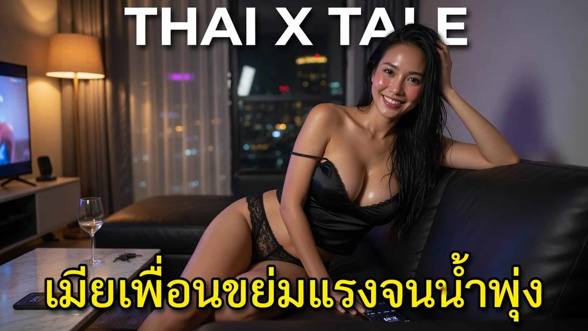 เรื่องเสียว เมียเพื่อนขย่มแรงจนน้ำพุ่ง | ThaiXTale