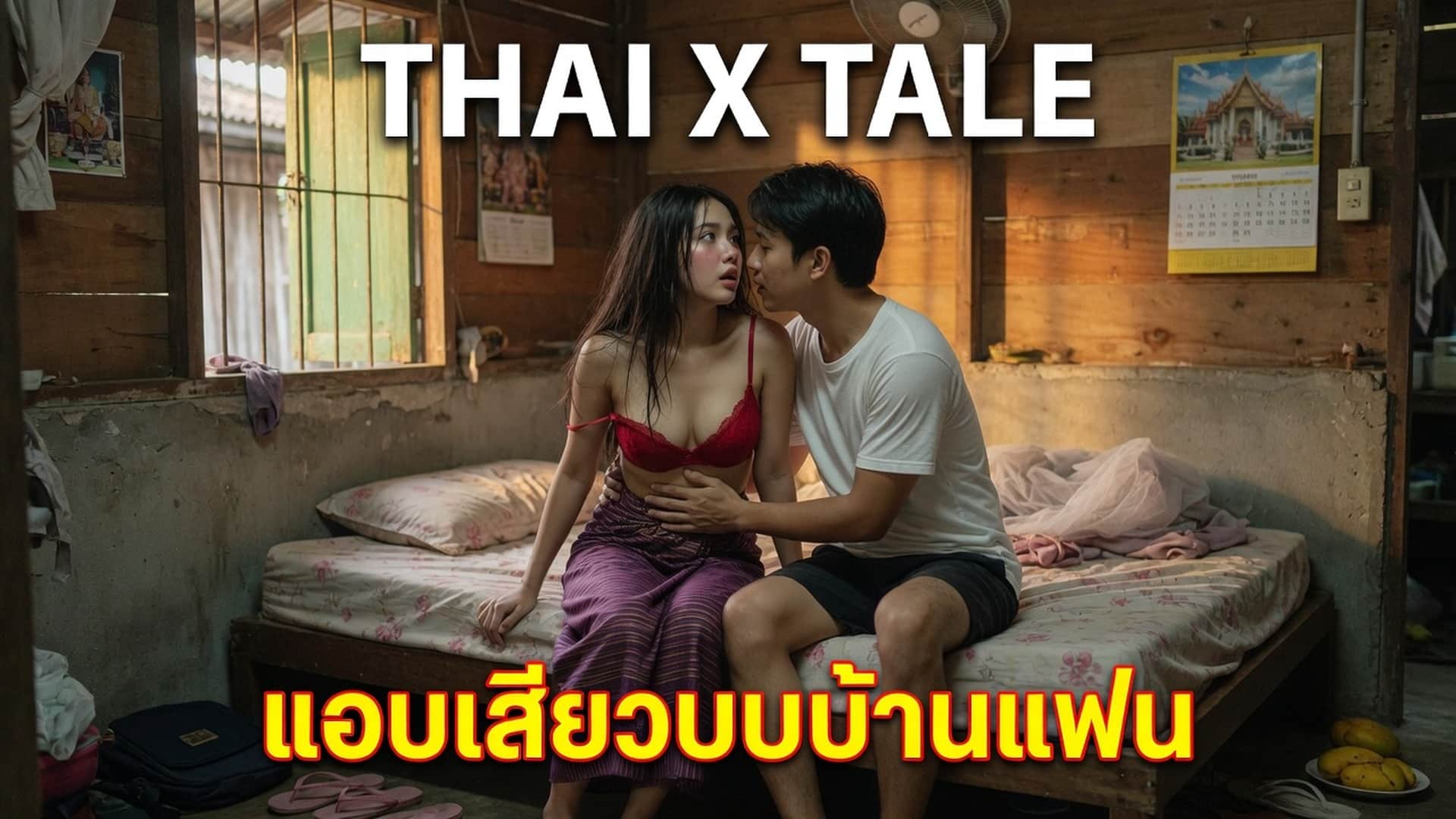 เรื่องเสียว แอบเย็ด แอบเสียวบนบ้านแฟน | ThaiXTale