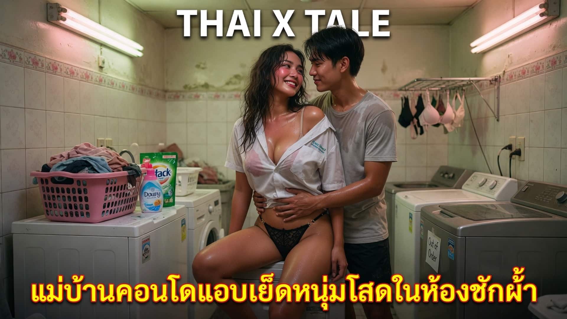 แม่บ้านคอนโดแอบเย็ดหนุ่มโสดในห้องซักผ้า 1 featured 143776