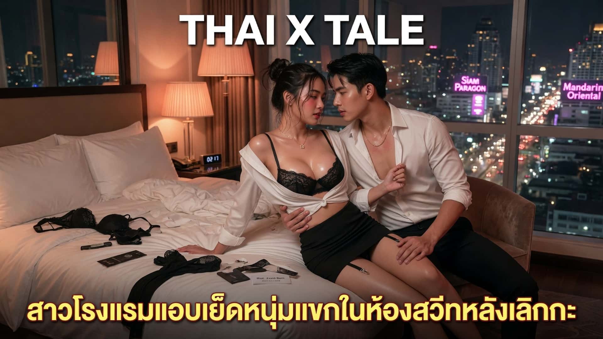 สาวโรงแรมแอบเย็ดหนุ่มแขกในห้องสวีทหลังเลิกกะ 1 featured 143896