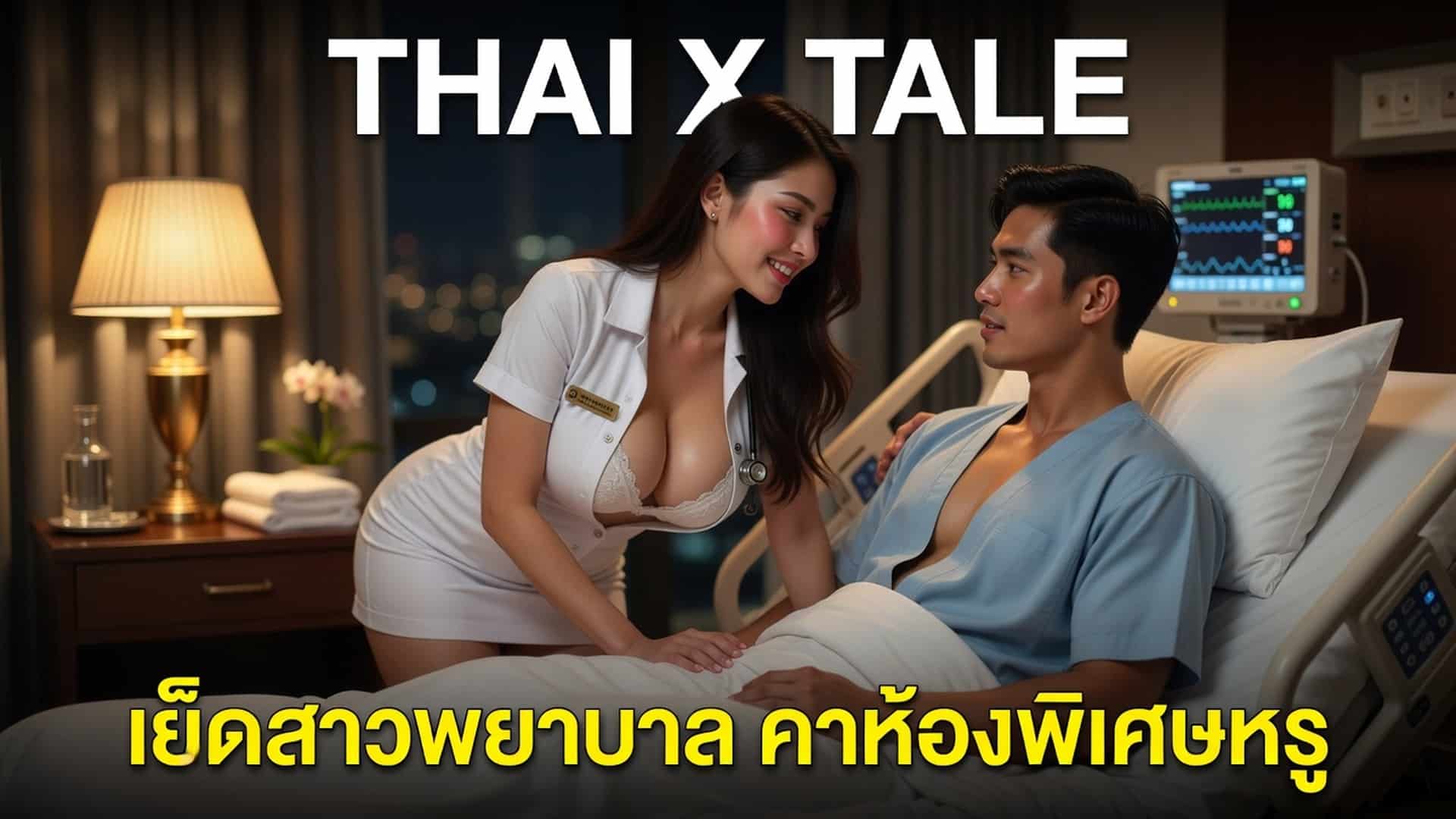 เรื่องเสียว เย็ดสาวพยาบาล คาห้องพิเศษหรู คนไข้หนุ่มใหญ่กระแทกหีจนน้ำแตกคาชุดพยาบาล | ThaiXTale