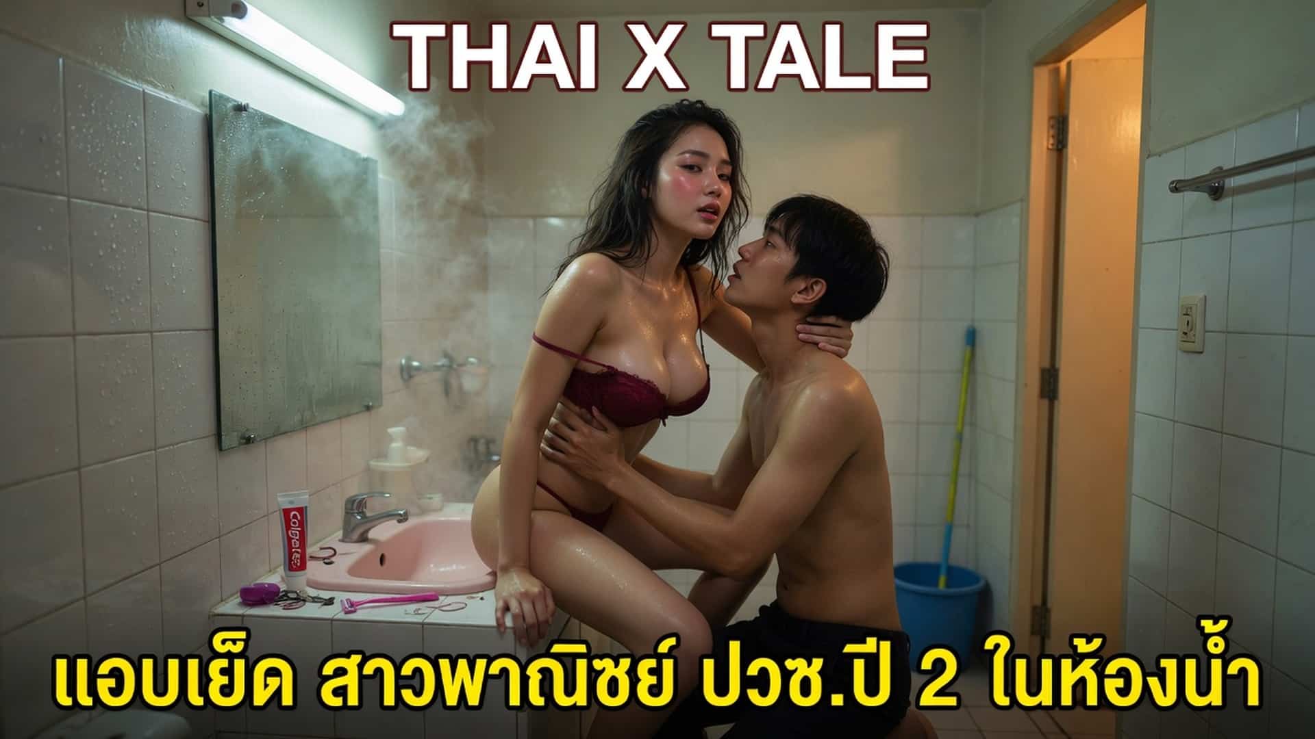 เรื่องเสียว แอบเย็ด สาวพาณิชย์ ปวช.ปี 2 ในห้องน้ำ | ThaiXTale