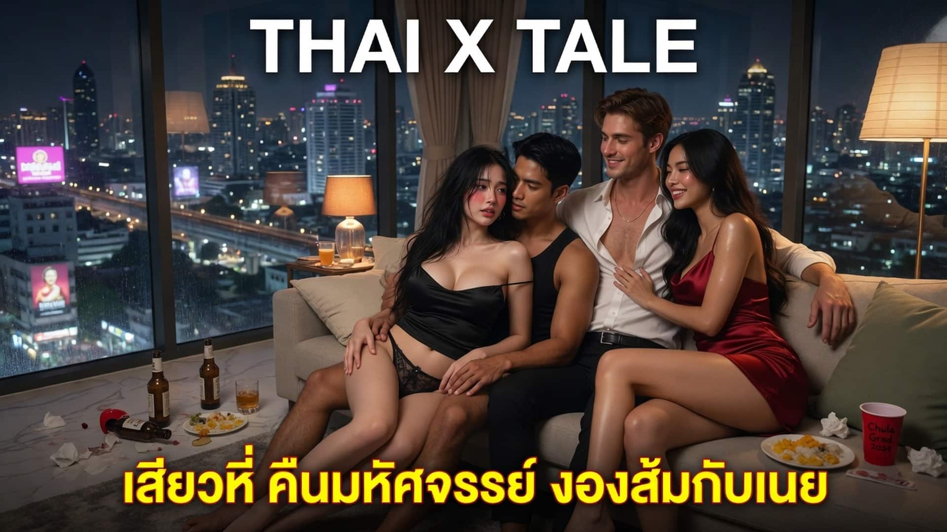 เรื่องเสียว เสียวหี คืนมหัศจรรย์ ของส้มกับเนย | ThaiXTale