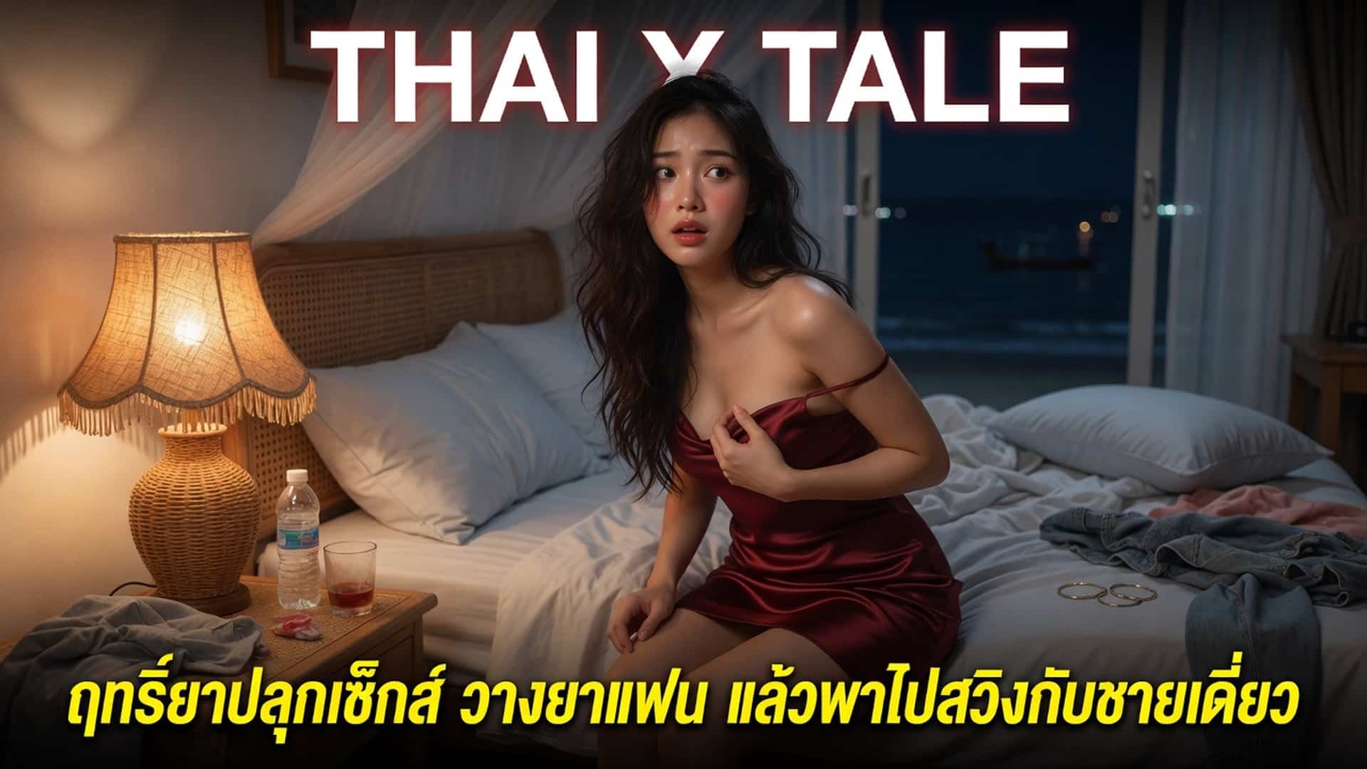 เรื่องเสียว ฤทธิ์ยาปลุกเซ็กส์ วางยาแฟน แล้วพาไปสวิงกับชายเดี่ยว | ThaiXTale