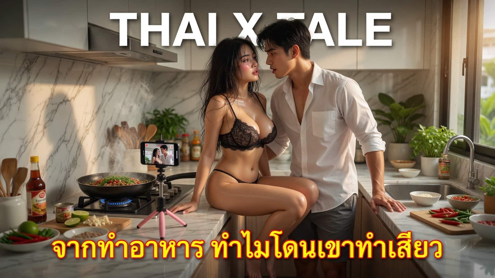 เรื่องเสียว จากทำอาหาร ทำไมโดนเขาทำเสียว | ThaiXTale