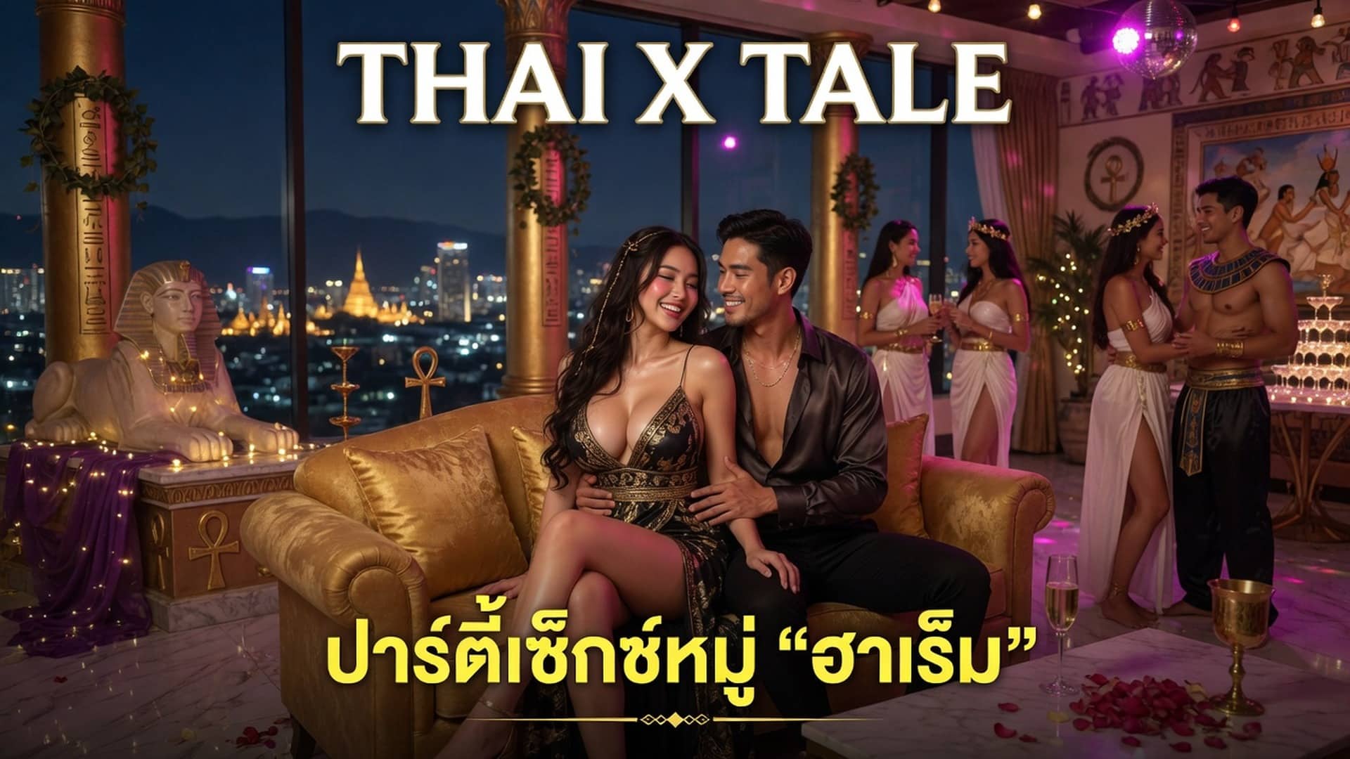เรื่องเสียว ปาร์ตี้เซ็กซ์หมู่ ”ฮาเร็ม” | ThaiXTale
