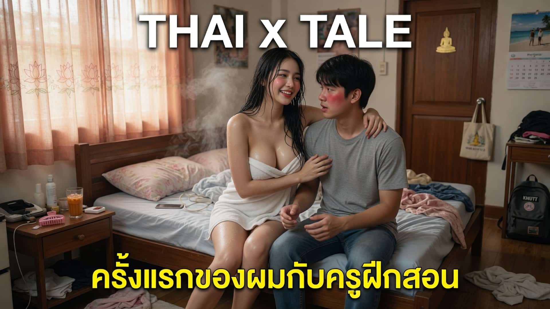 เรื่องเสียว ครั้งแรกของผมกับครูฝึกสอน | ThaiXTale
