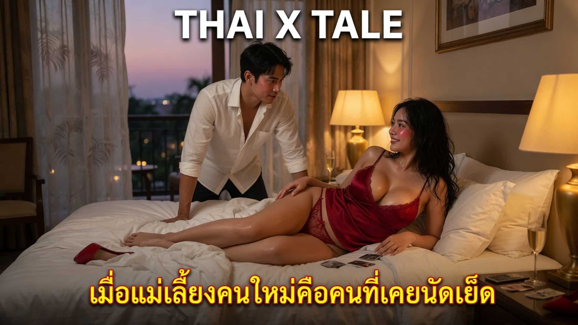 เรื่องเสียว เมื่อแม่เลี้ยงคนใหม่คือคนที่เคยนัดเย็ด ก็เลยชวนมาเสร็จกันอีกรอบ | ThaiXTale