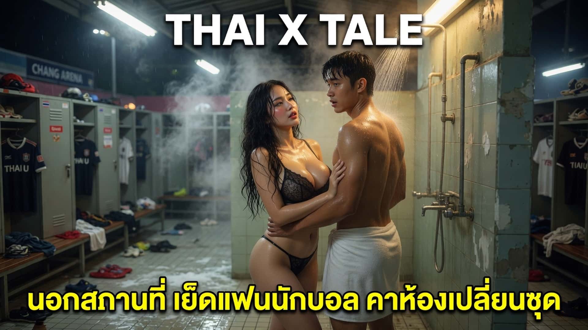 เรื่องเสียว นอกสถานที่ เย็ดแฟนนักบอล คาห้องเปลี่ยนชุด | ThaiXTale