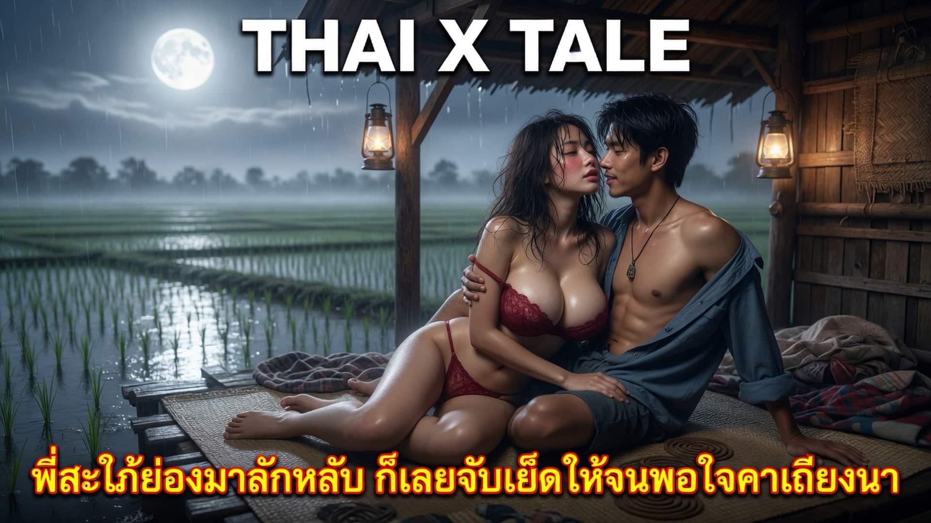 เรื่องเสียว พี่สะใภ้ย่องมาลักหลับ ก็เลยจับเย็ดให้จนพอใจคาเถียงนา | ThaiXTale