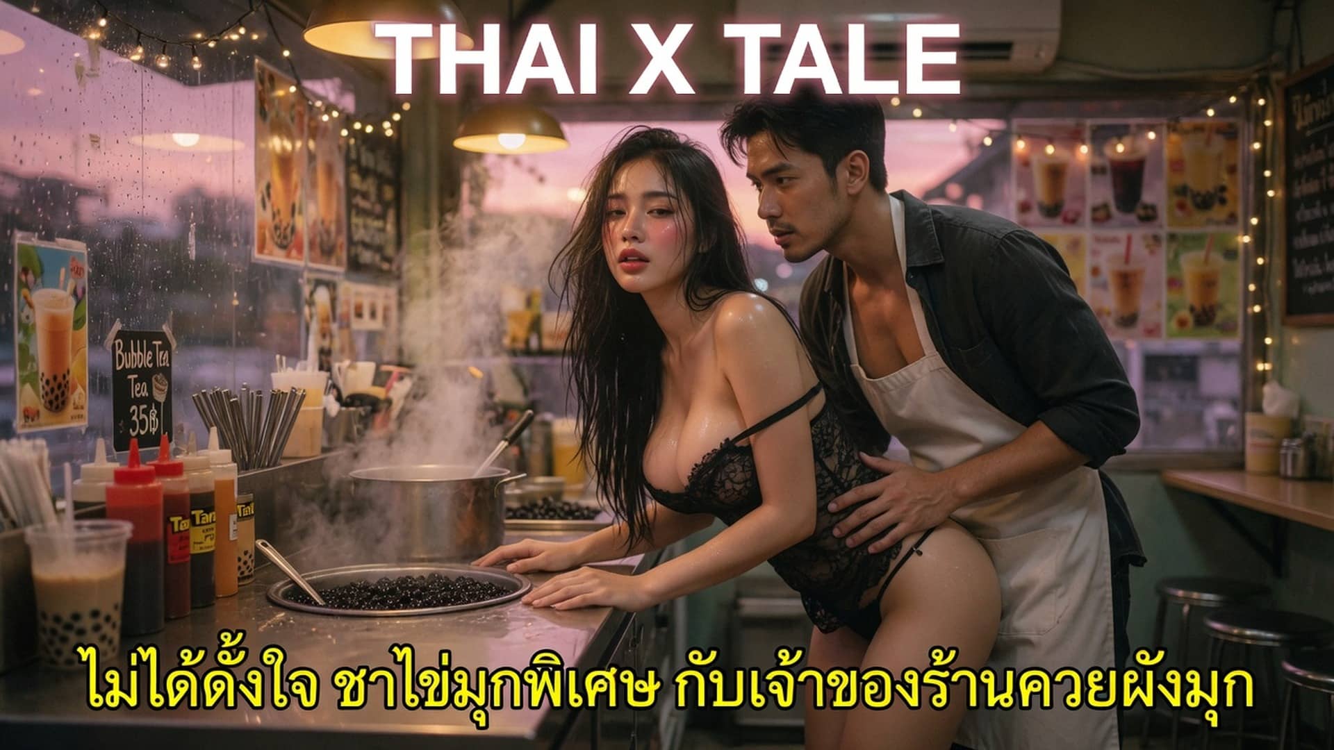 เรื่องเสียว ไม่ได้ตั้งใจ ชาไข่มุกพิเศษ กับเจ้าของร้านควยฝังมุก | ThaiXTale