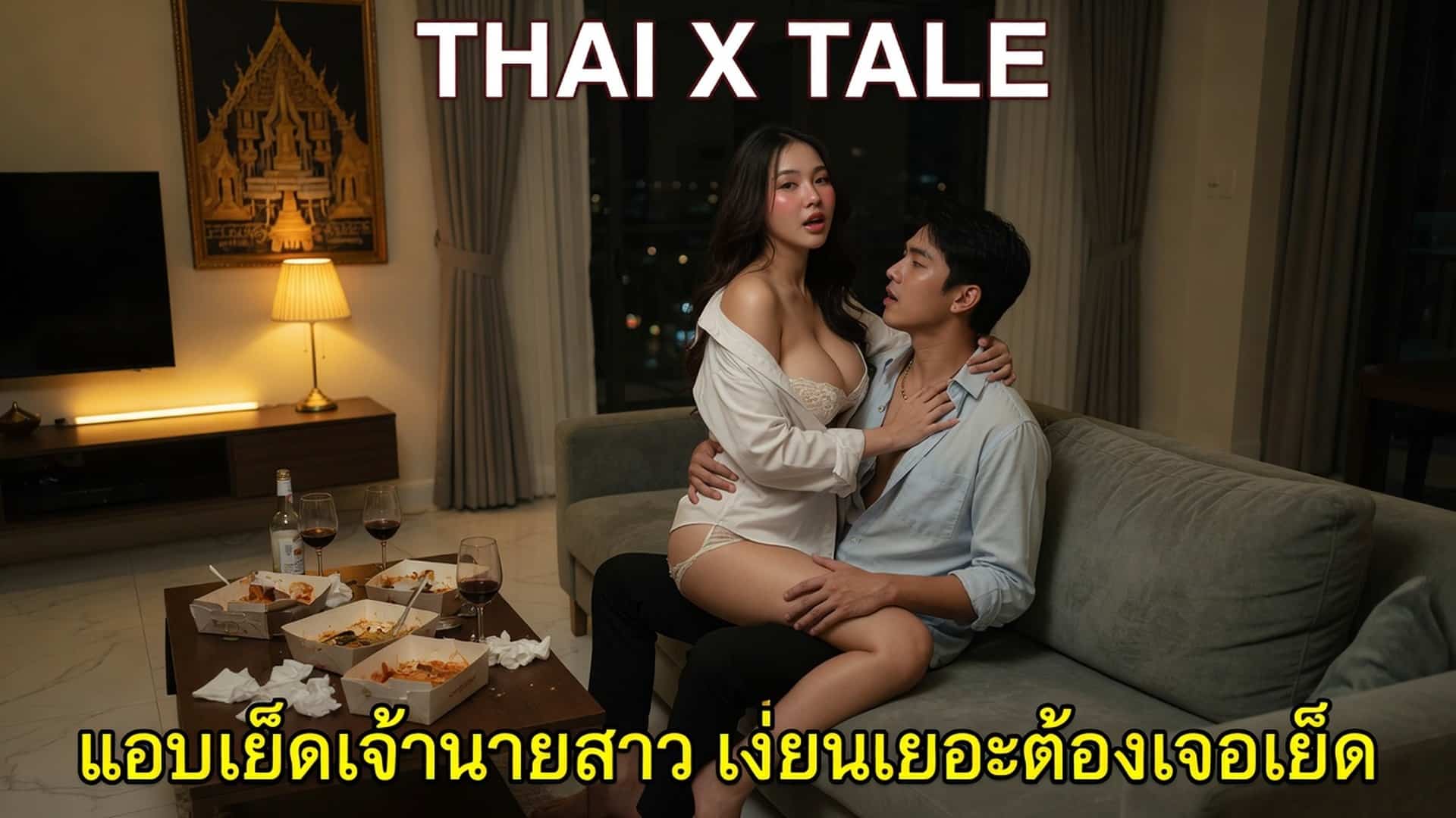 เรื่องเสียว แอบเย็ดเจ้านายสาว เงี่ยนเยอะต้องเจอเย็ด | ThaiXTale