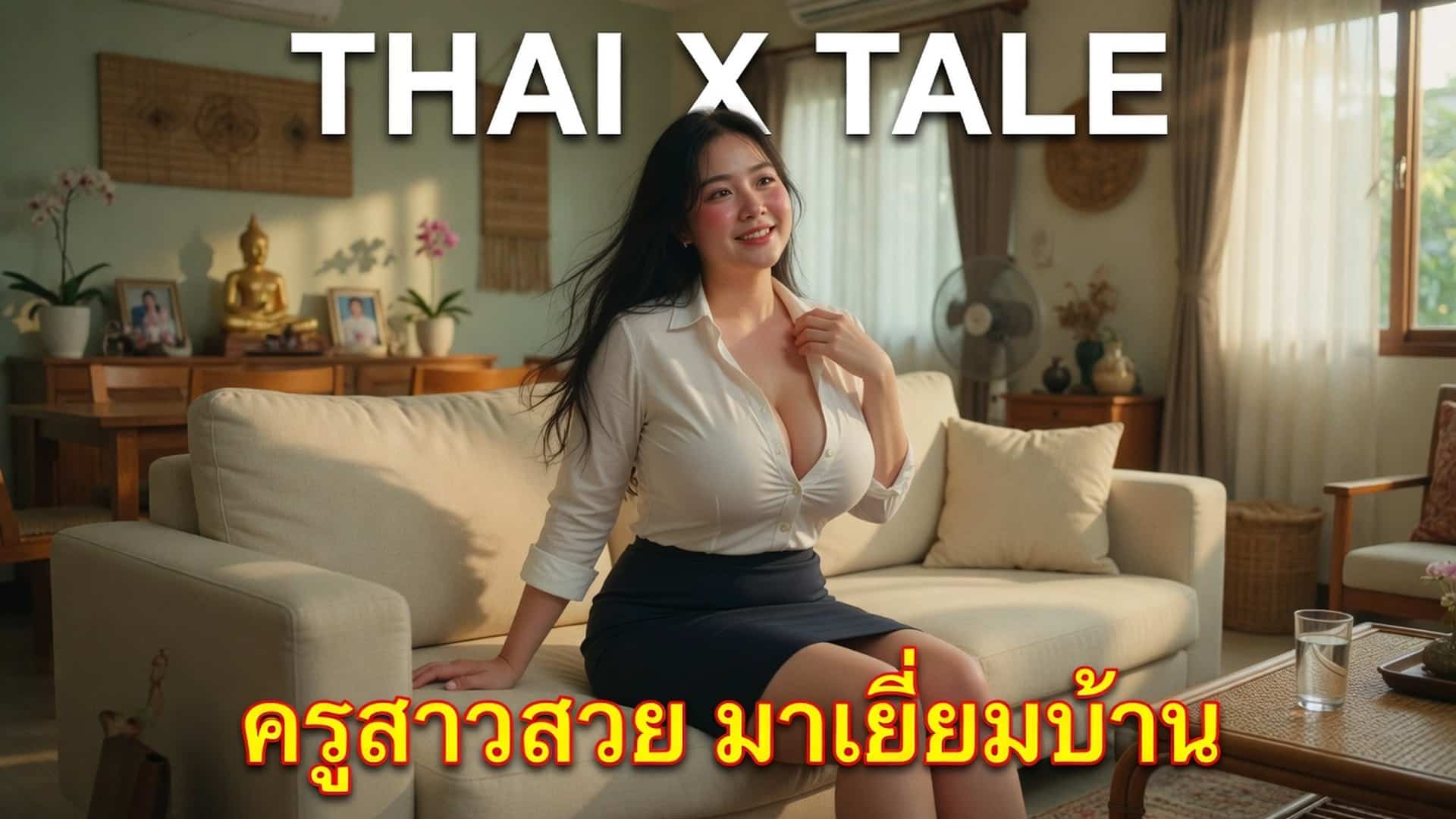 เรื่องเสียว ครูสาวสวย มาเยี่ยมบ้านแล้วลูกไม่อยู่ เลยจัดการเย็ดต้อนรับคุณครูหีใหญ่จนน้ำแตกโคตรเสียว | ThaiXTale