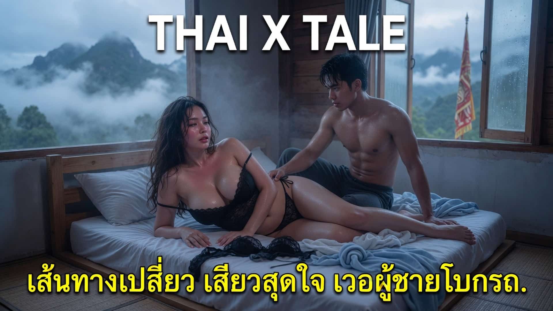 เรื่องเสียว เส้นทางเปลี่ยว เสียวสุดใจ เจอผู้ชายโบกรถควยใหญ่ ก่อนไปส่ง ต้องเย็ดแทนค่าโดยสาร | ThaiXTale